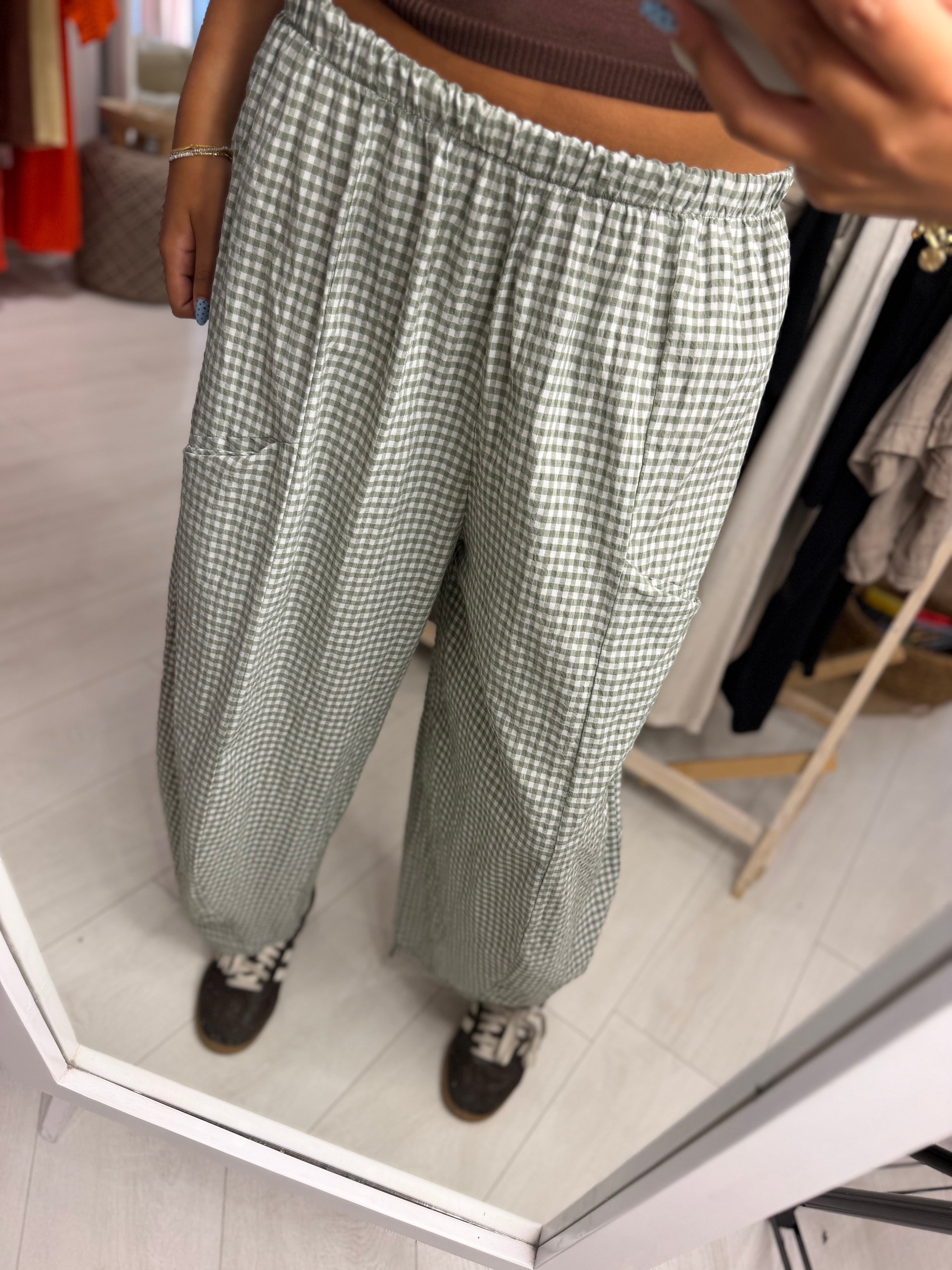 Charli Checkered Trousers