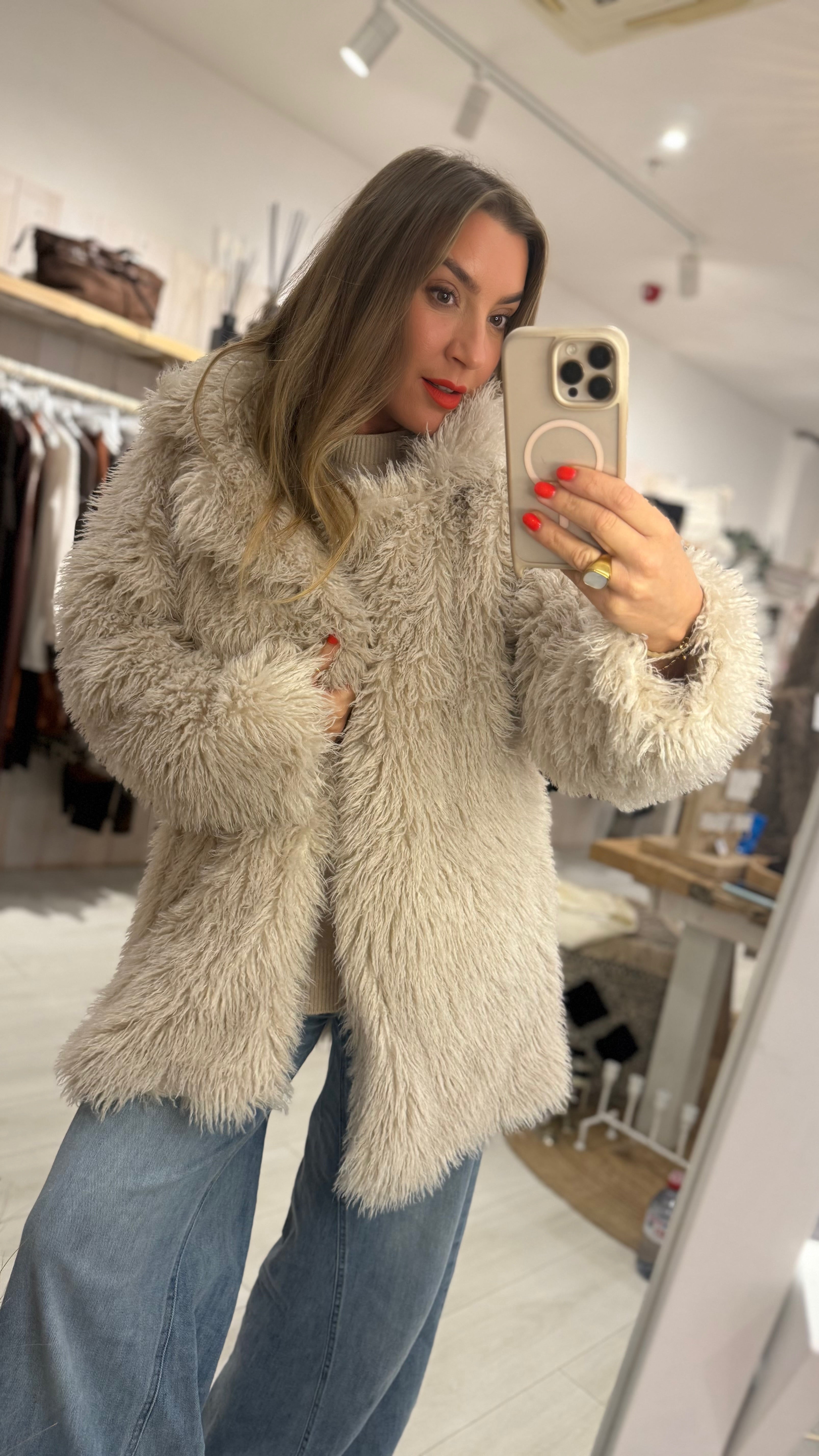 Penelope Faux Fur Coat