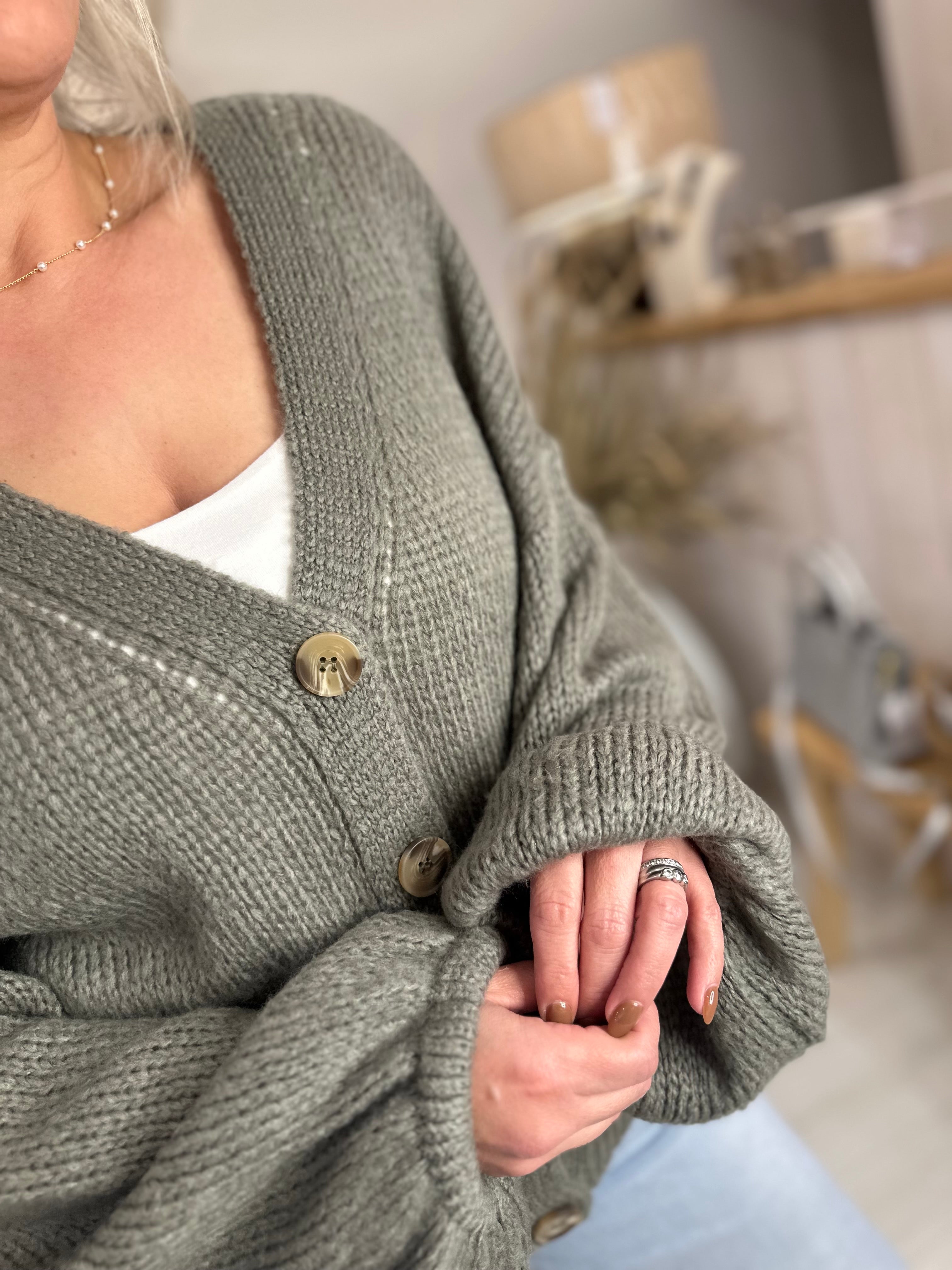 Brienne Button Front Cardigan