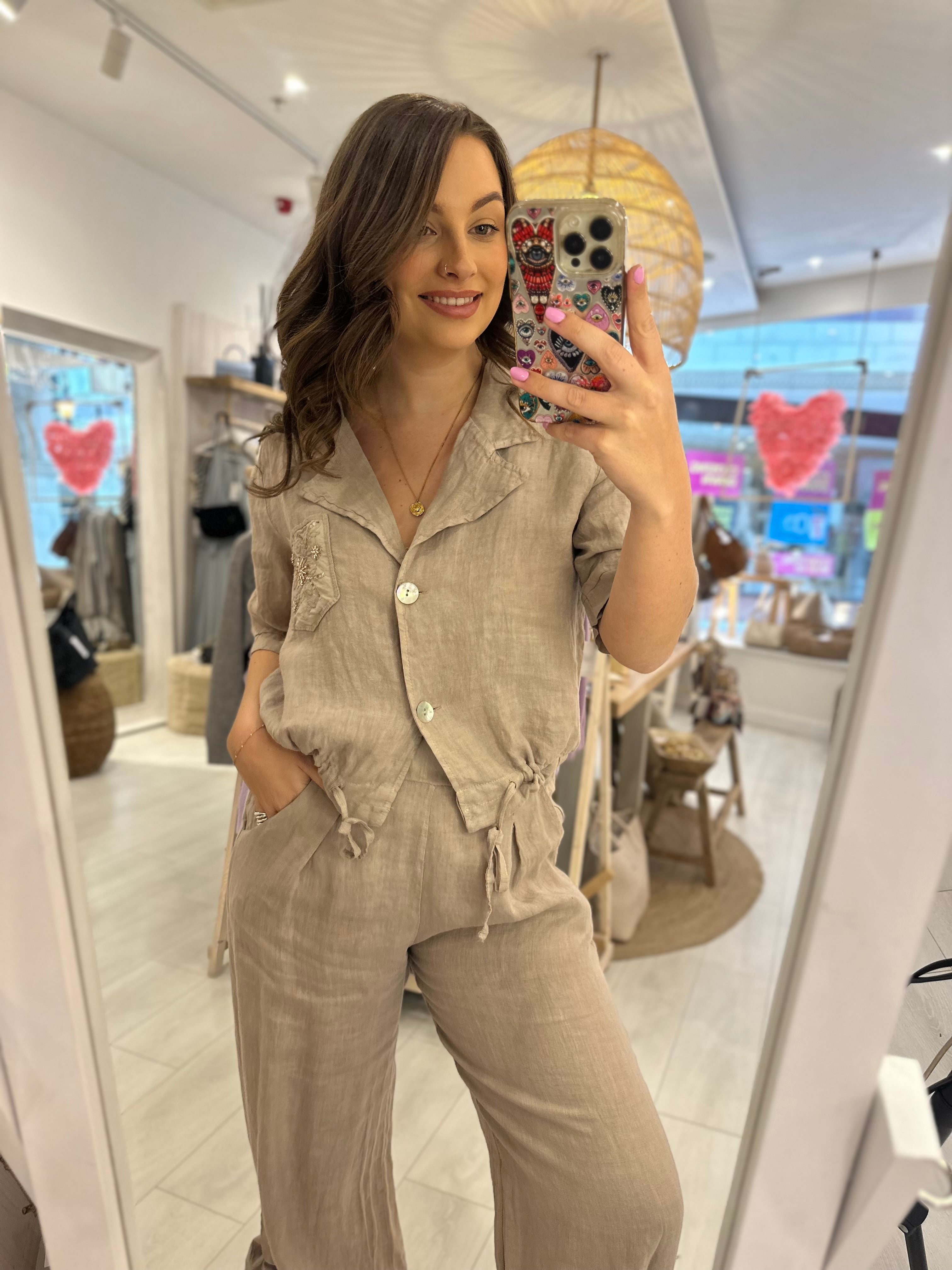 Serena Linen Mix Trouser