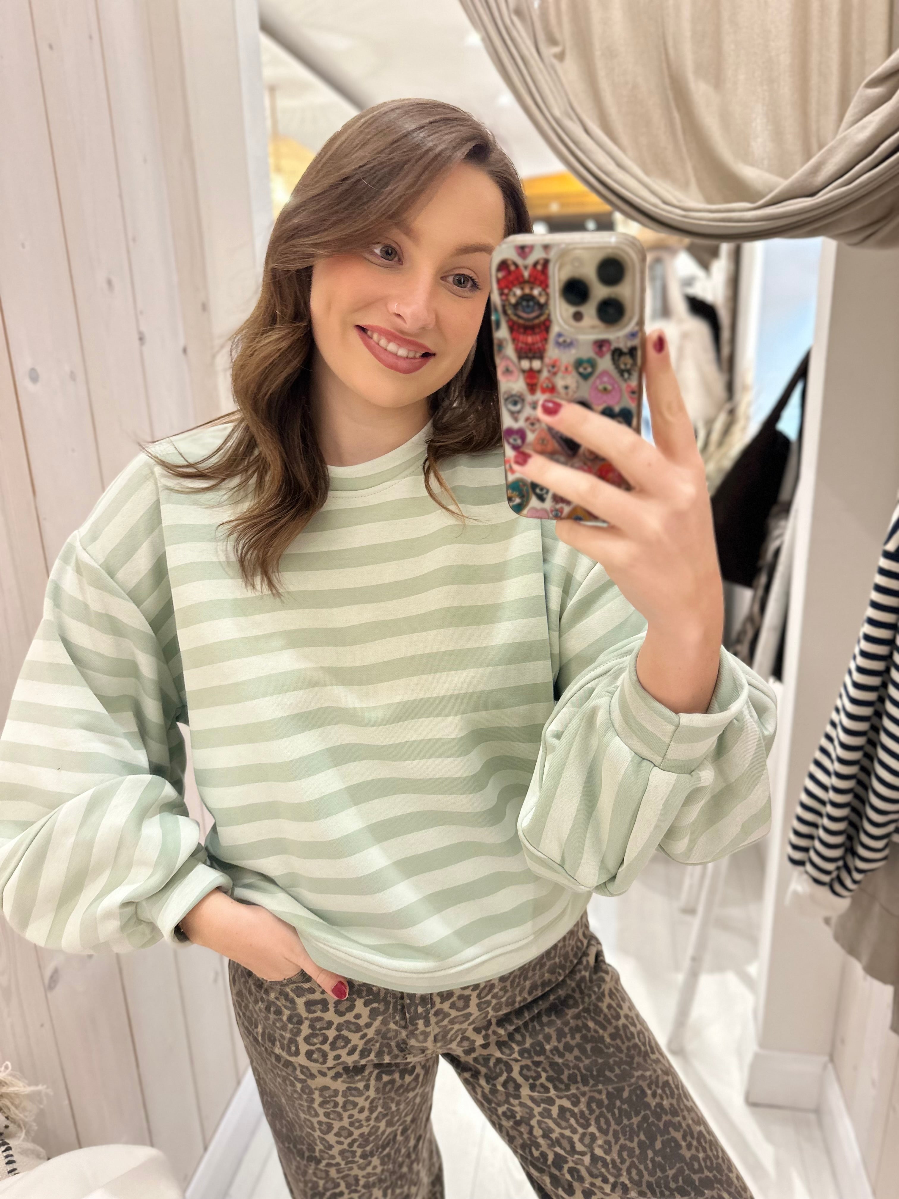 Pippa Striped Sweatshirt