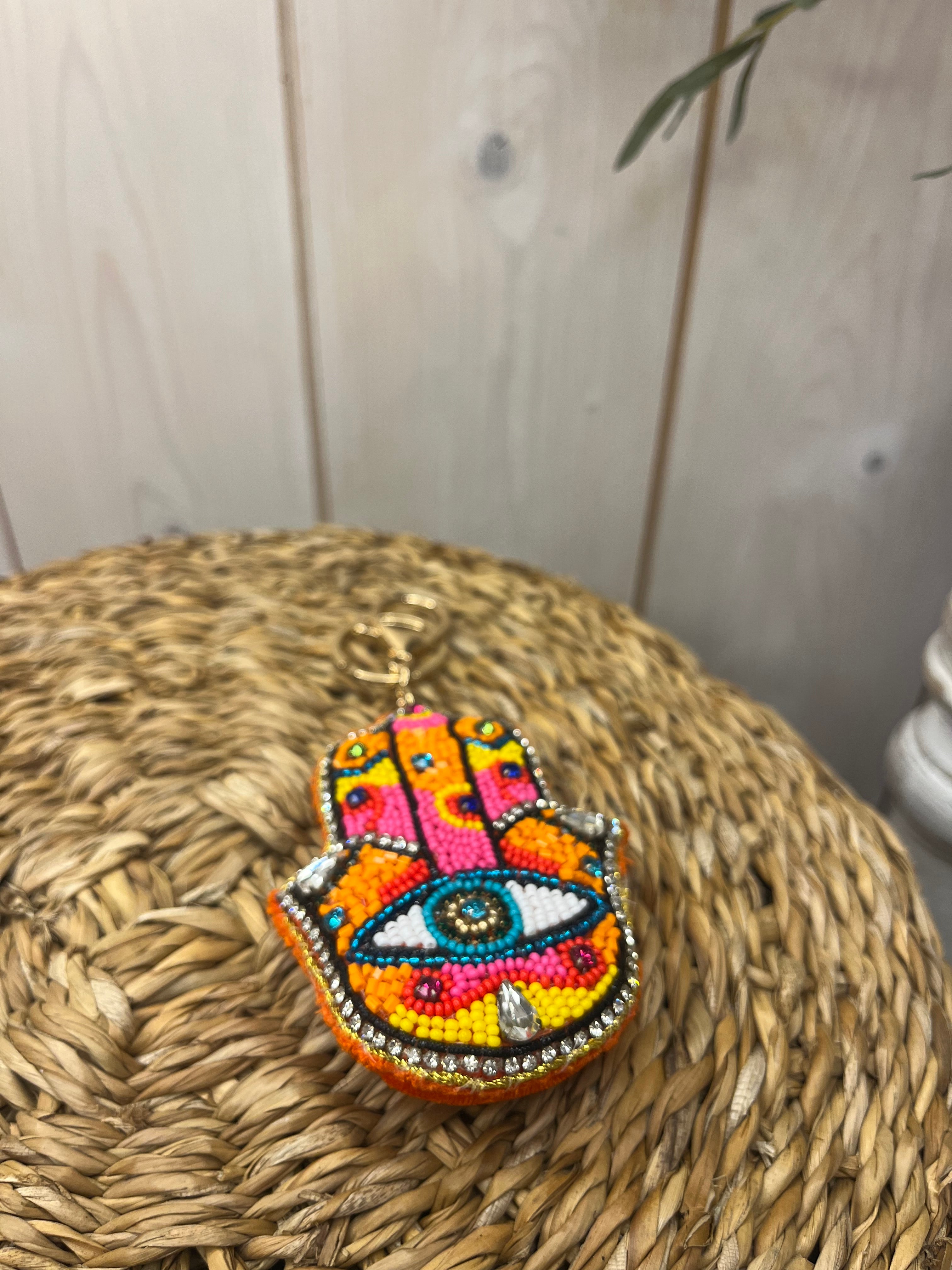 Hamza Beaded Bag Charm