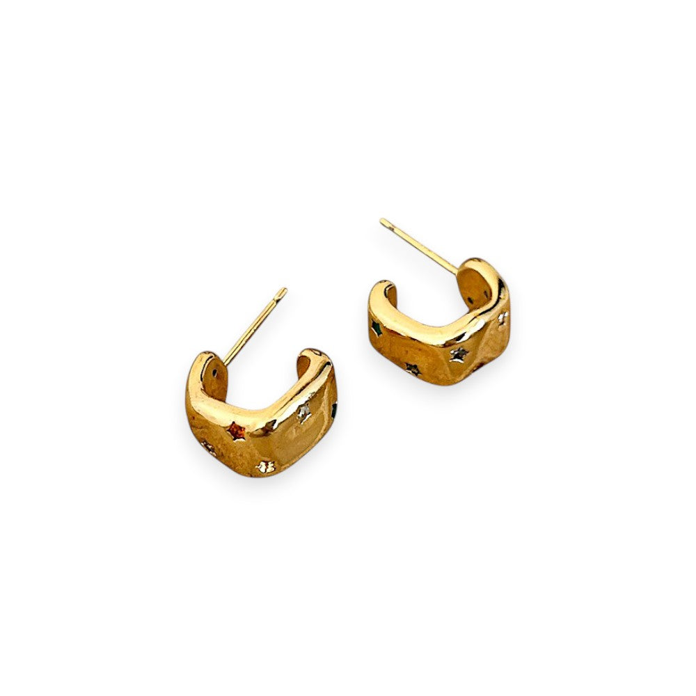 Misshape curve with crystal stars