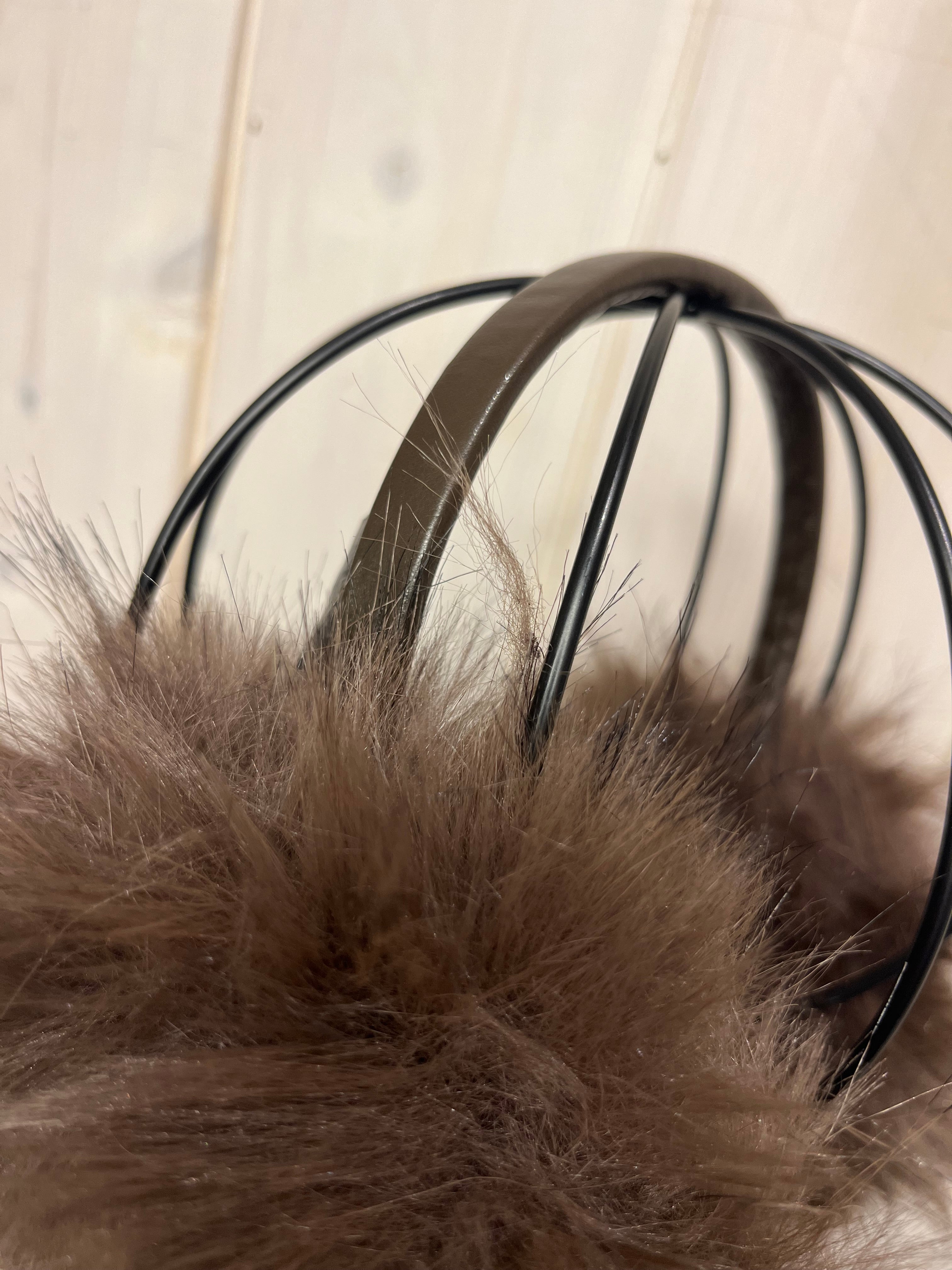 Fluffy Chocolate Earmuff