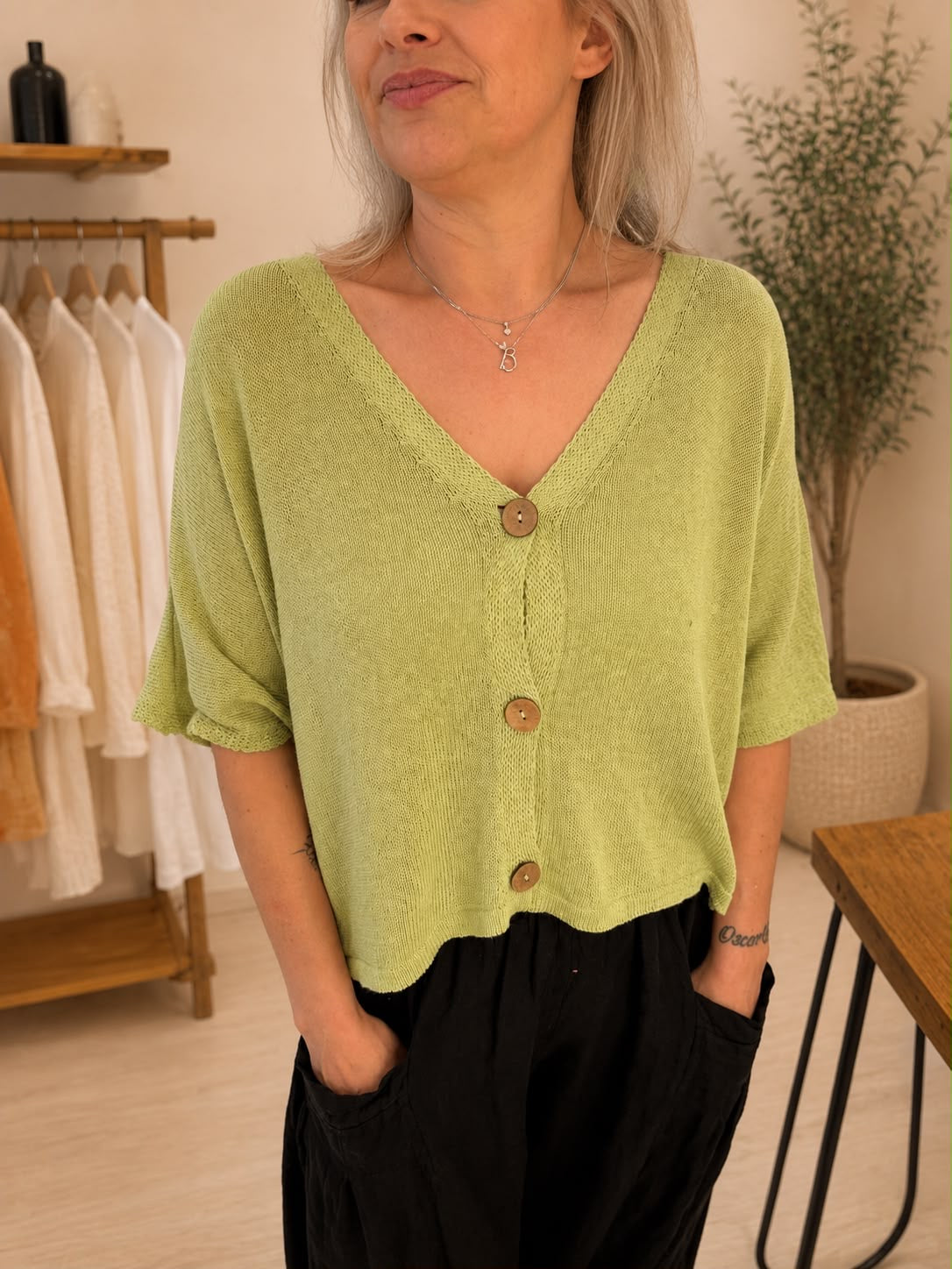 Valentyne Boxy Cardigan
