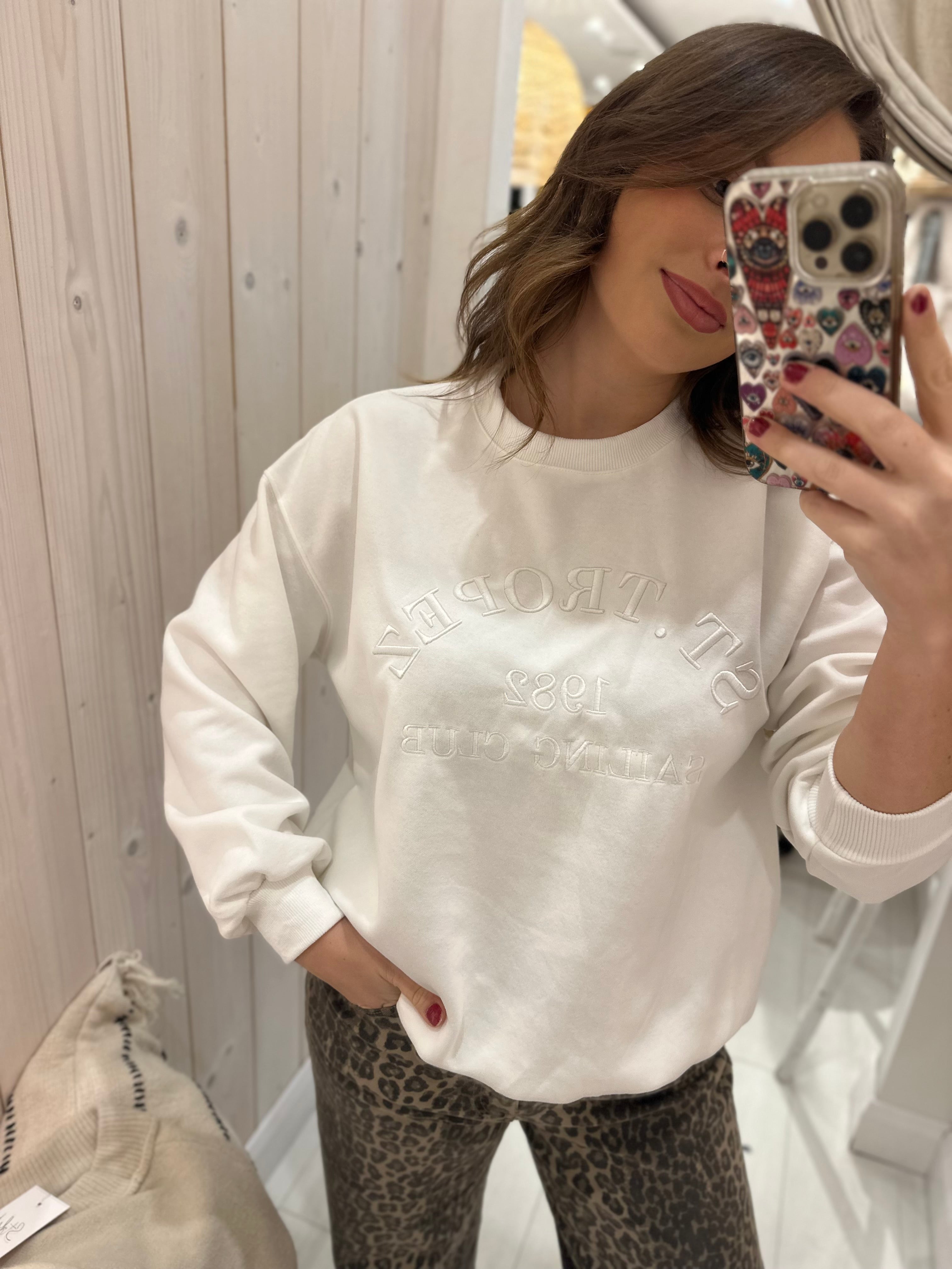 ‘St Tropez’ Graphic Sweatshirt