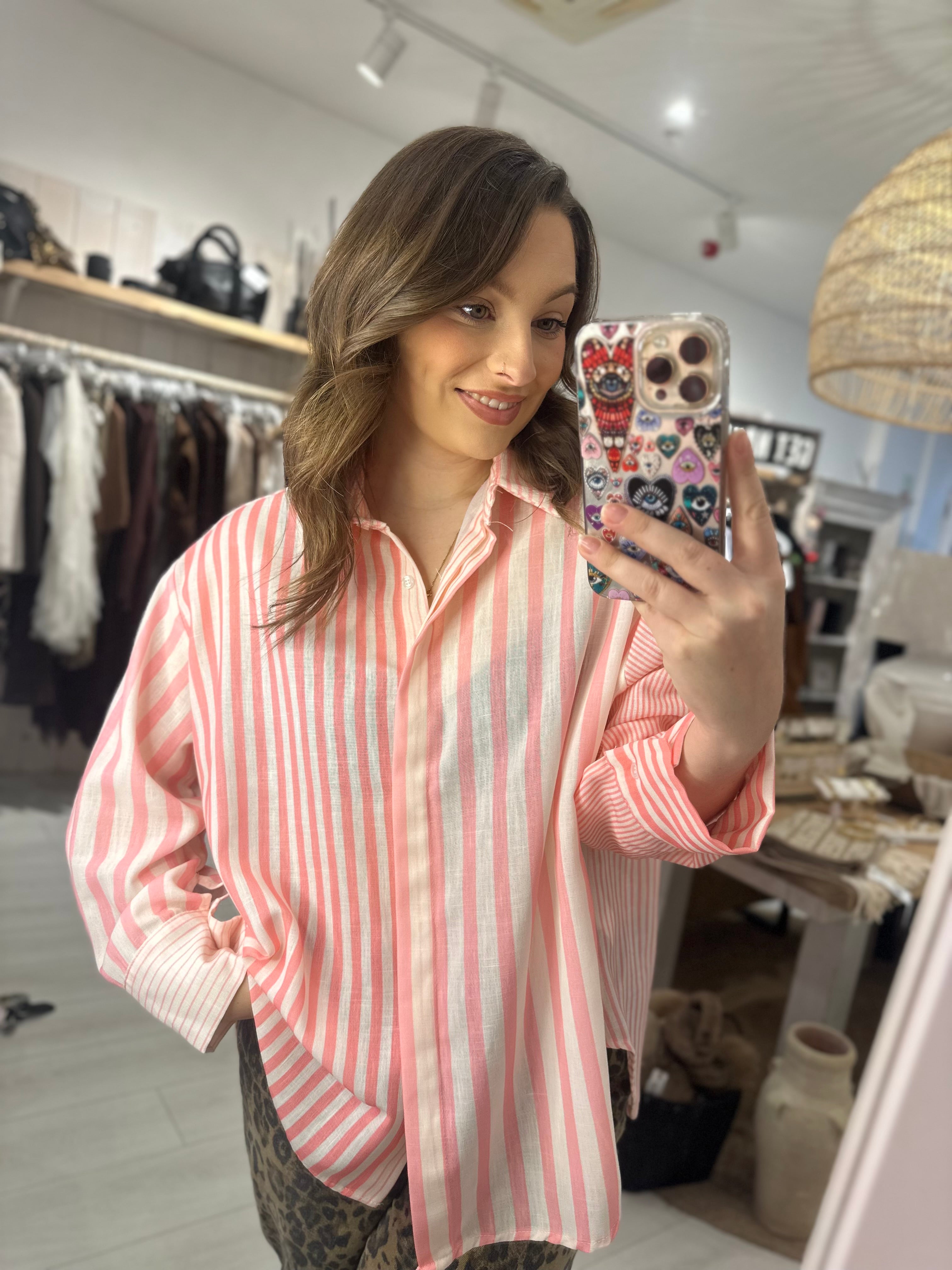 Hettie Multi stripe shirt