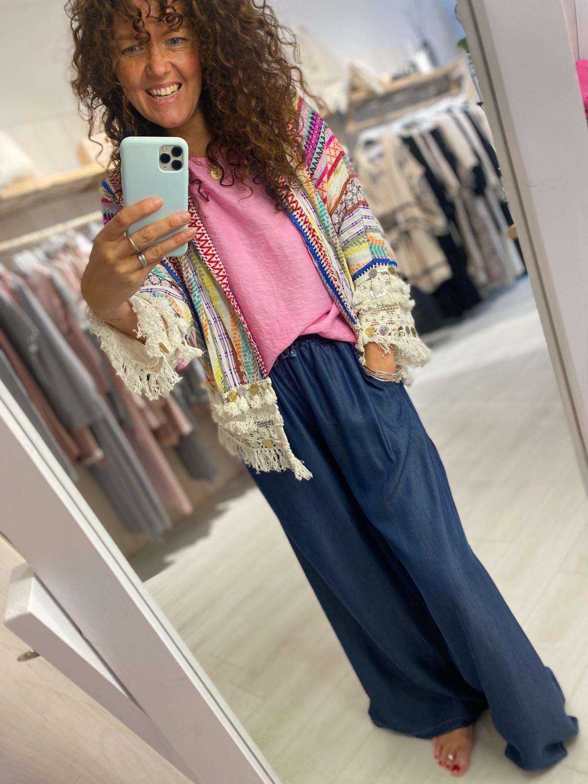 Boho Frayed Edge Jacket