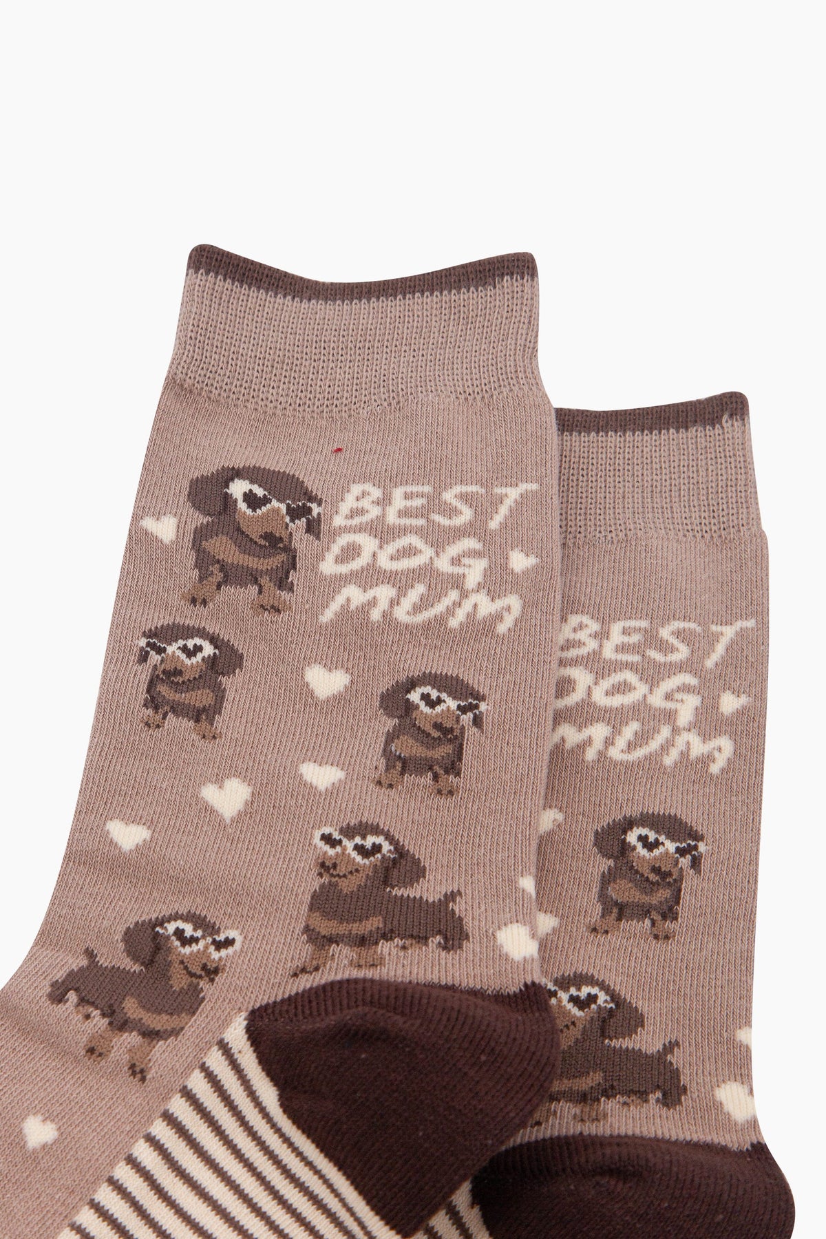Best Dog Mum Combed Cotton Socks