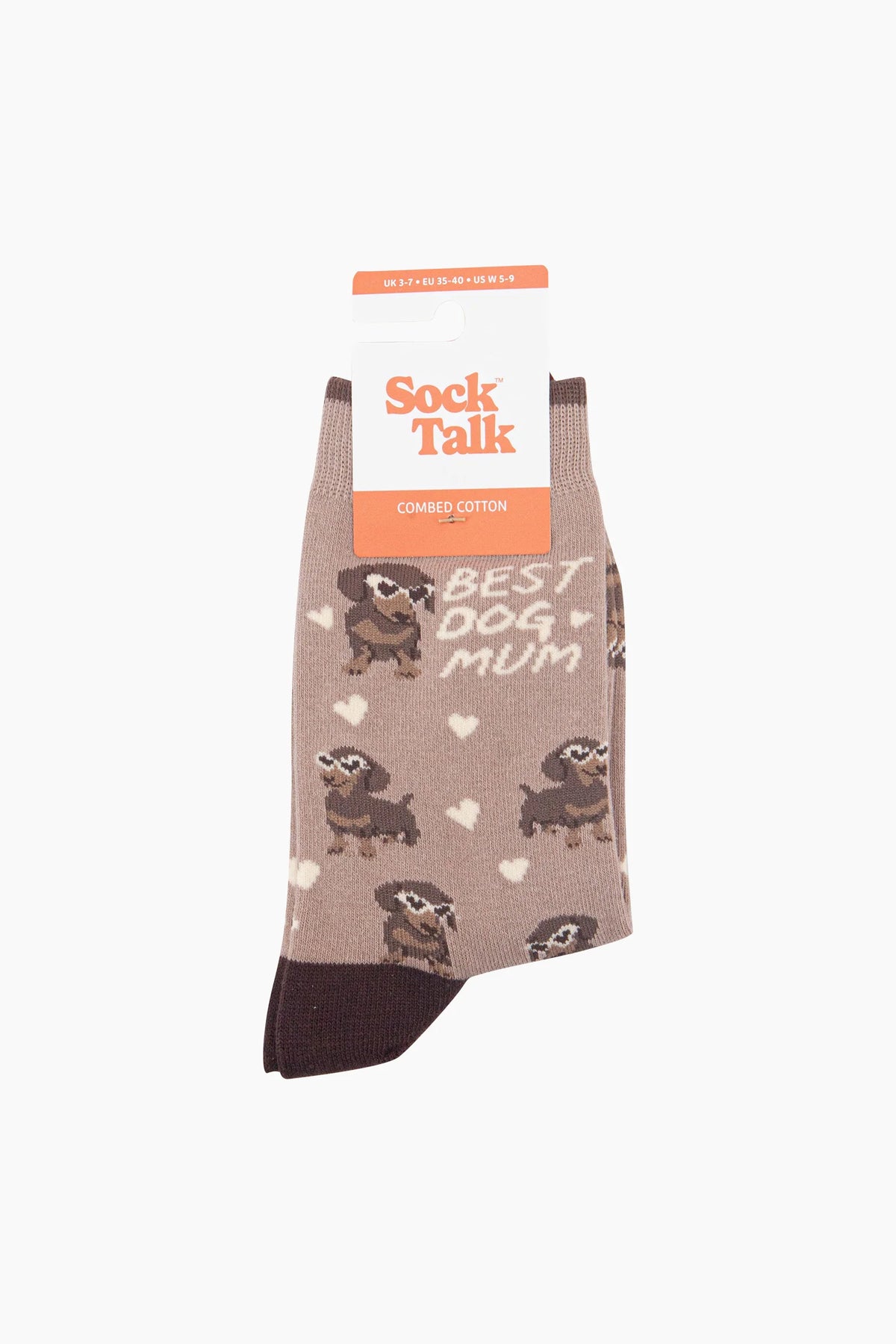 Best Dog Mum Combed Cotton Socks