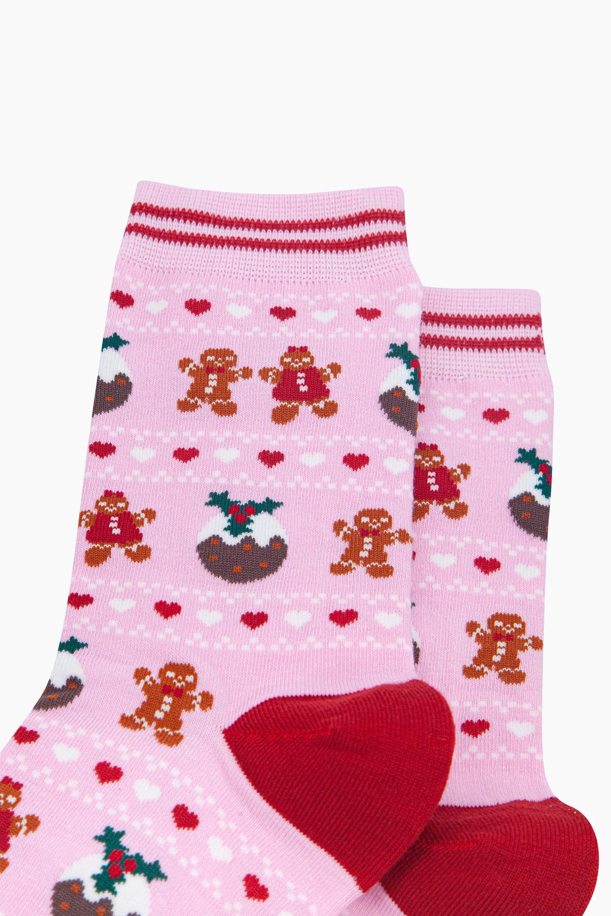Christmas Pudding & Gingerbread Bamboo Socks