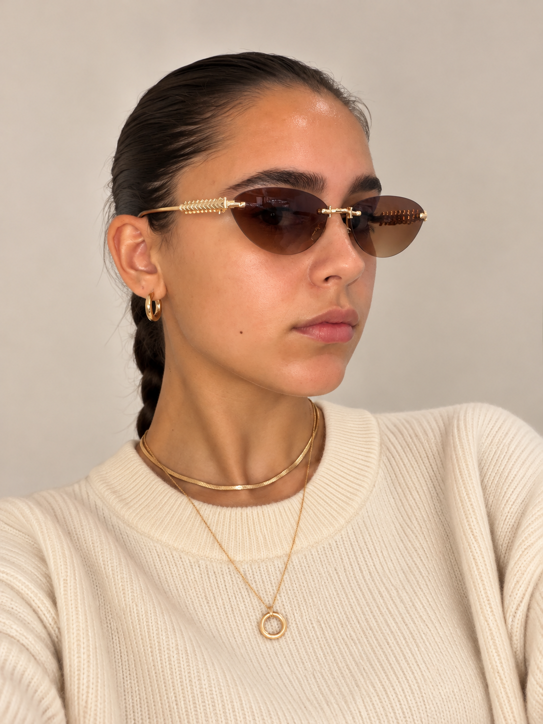 Santorini Oval Glasses