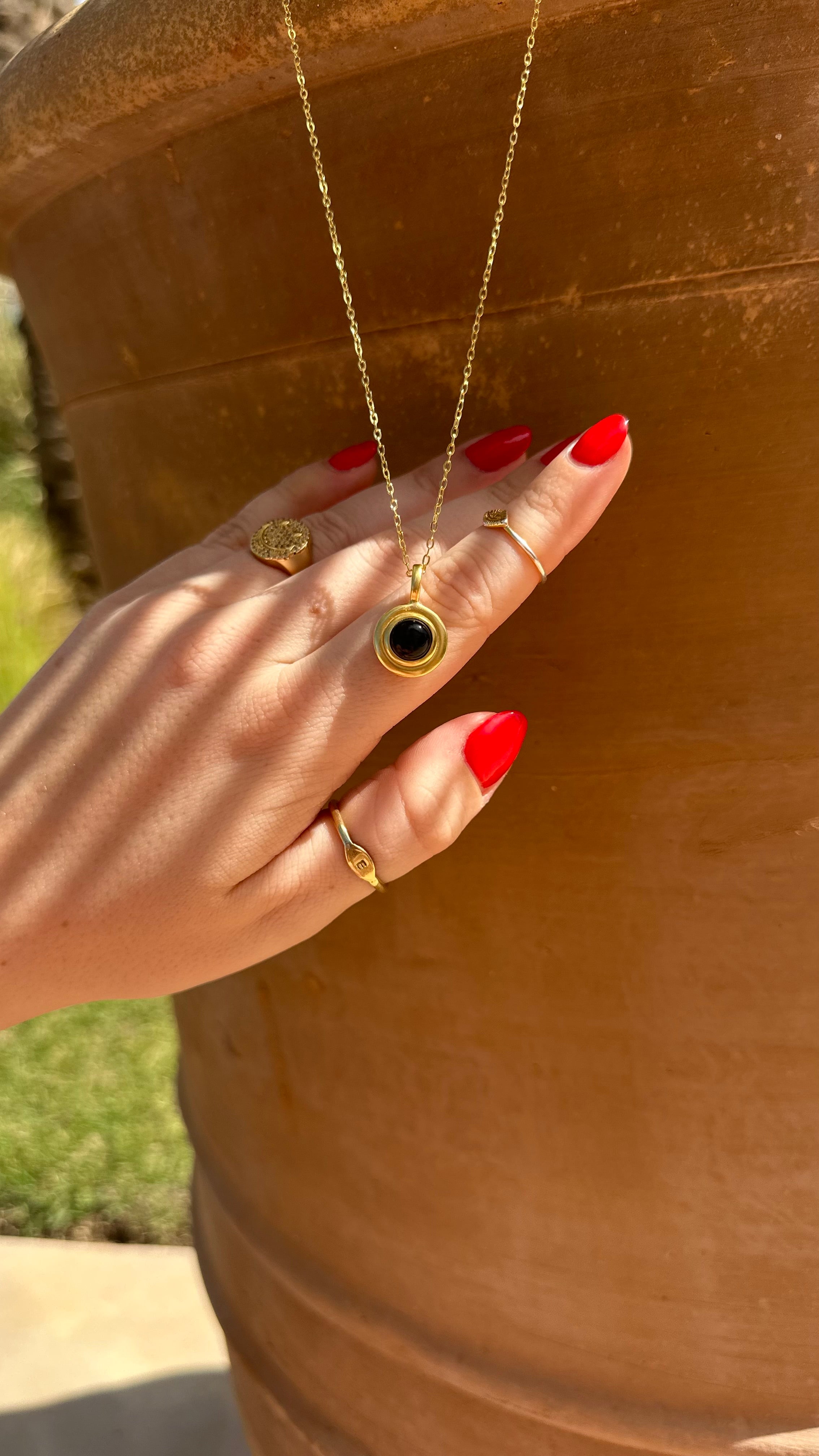 Black Agate Necklace