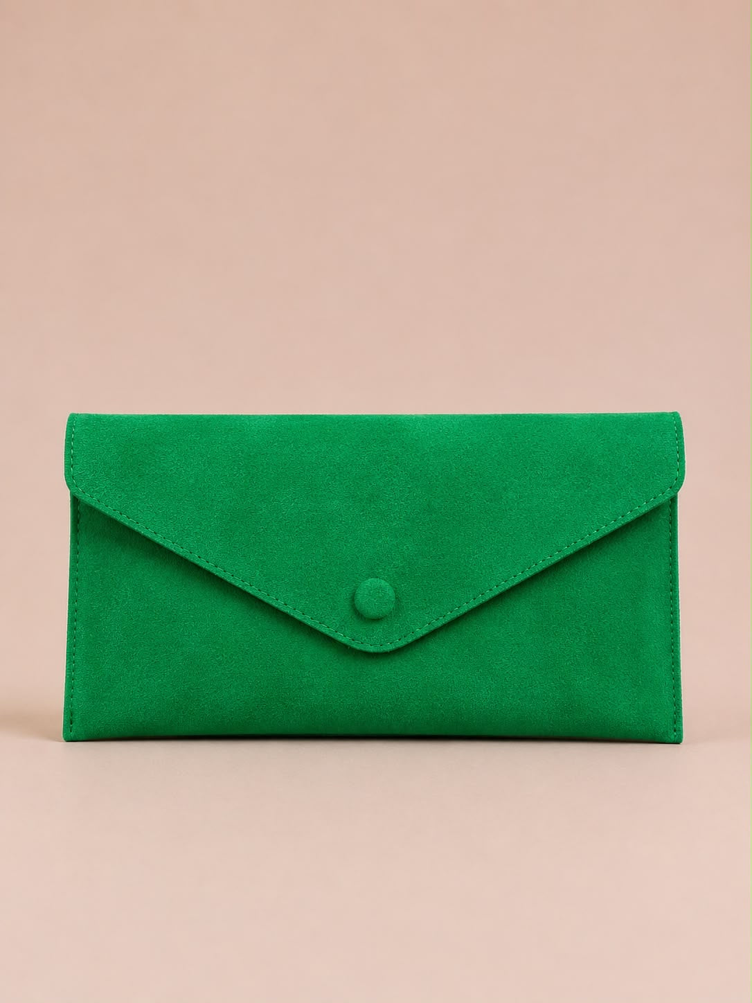 Alissa Envelope Suede Clutch