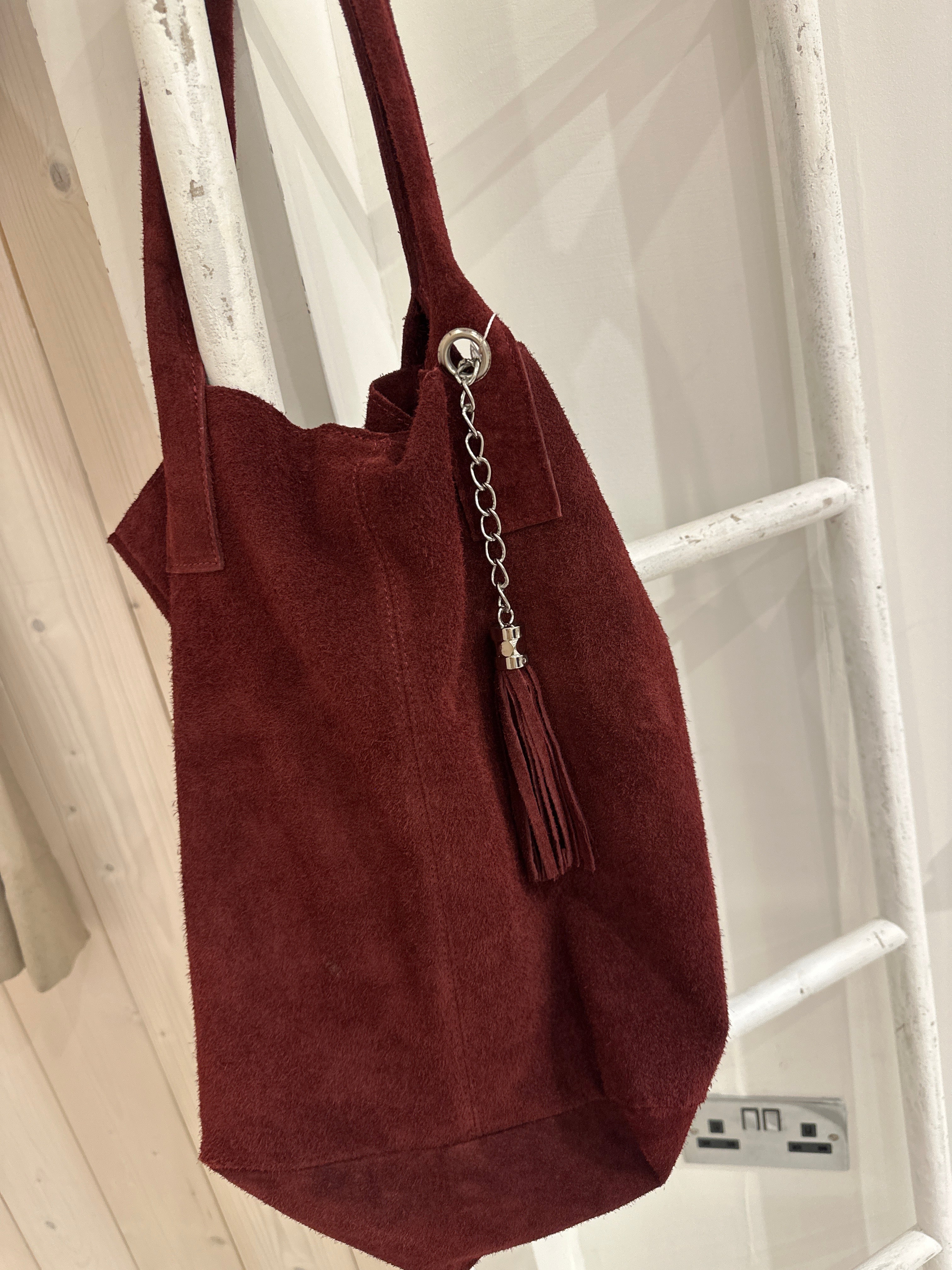 Suede Tote Bag