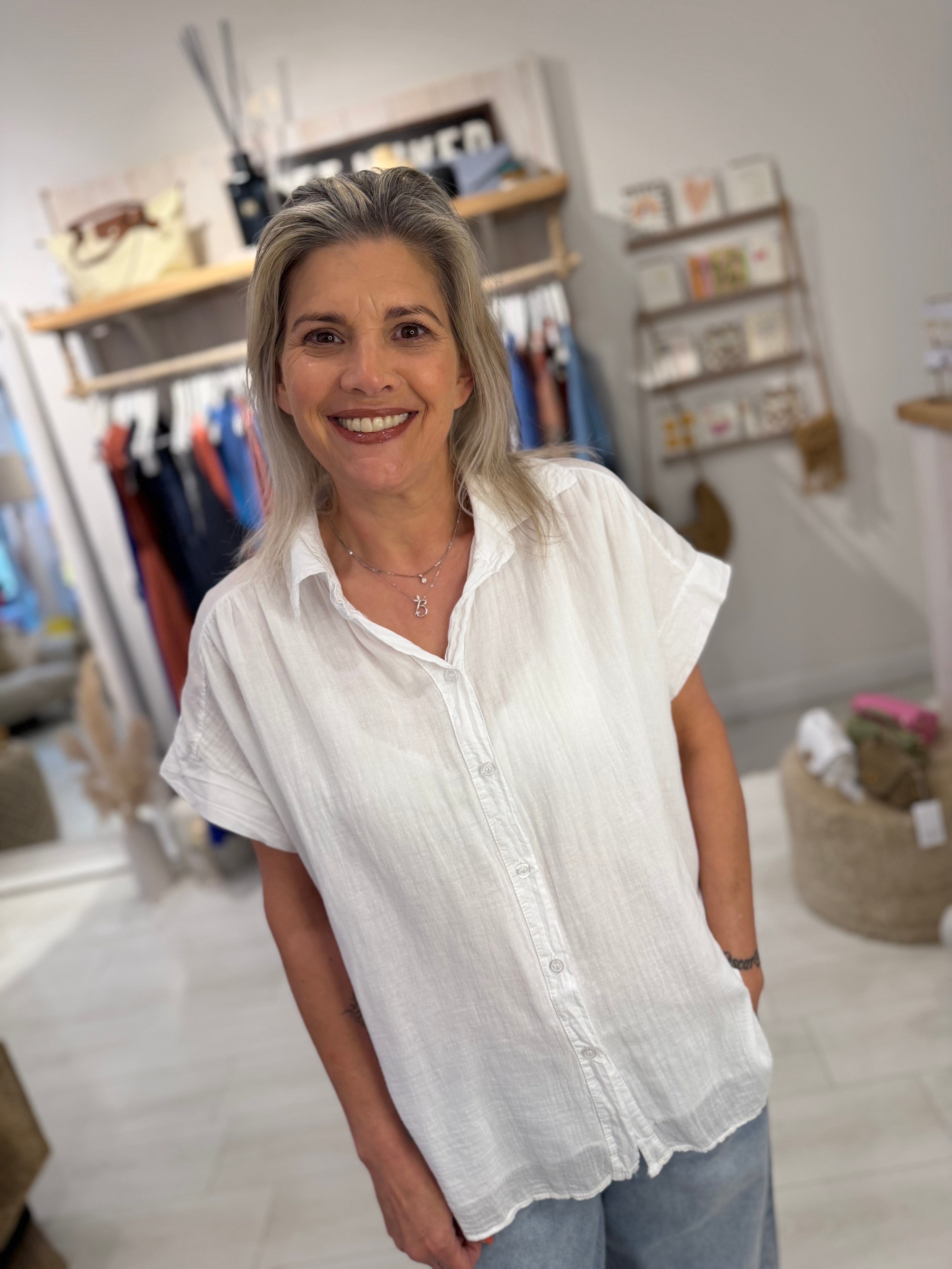 Elodie White Shirt