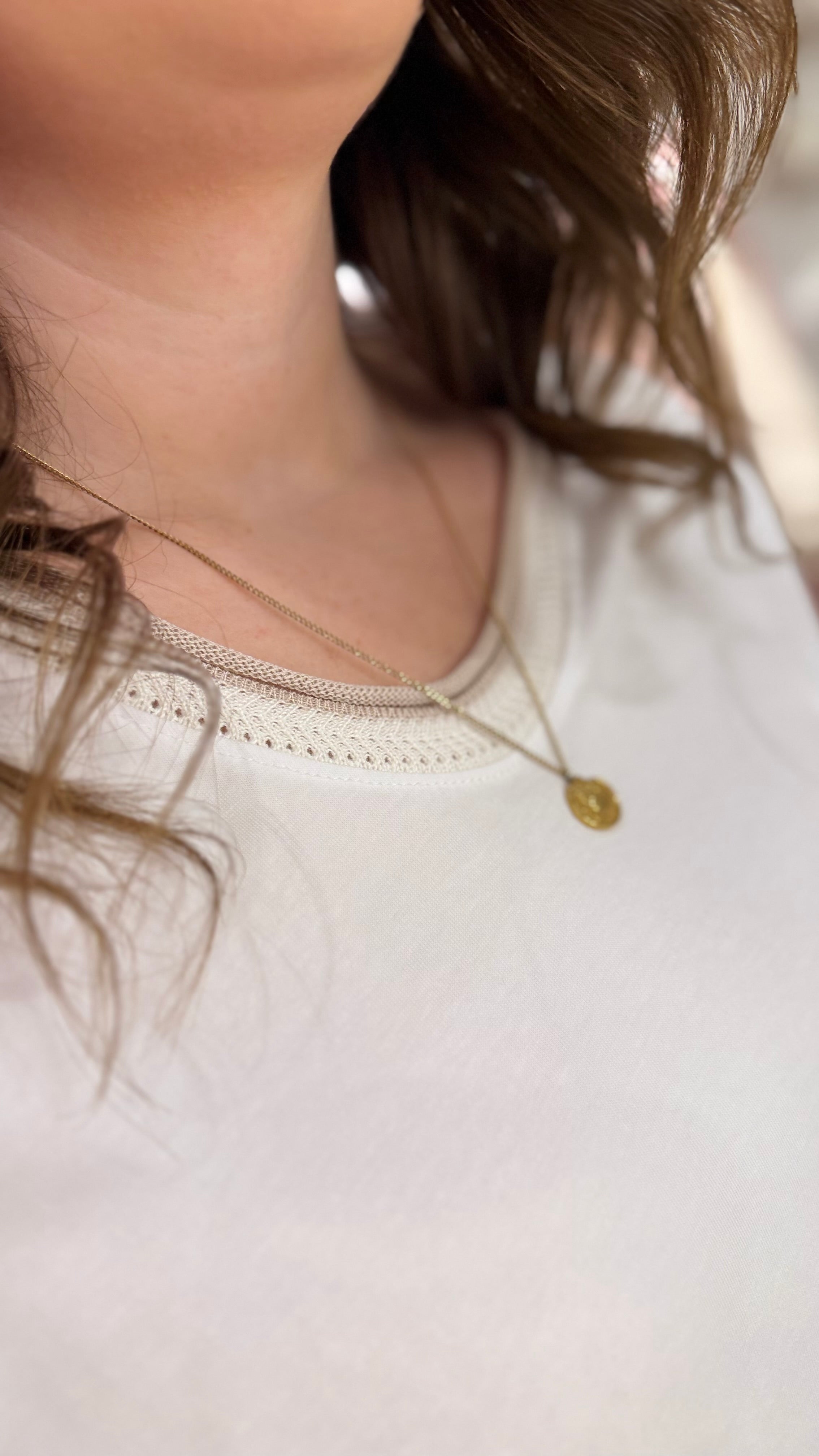 Helena Hemmed V-Neck Tee