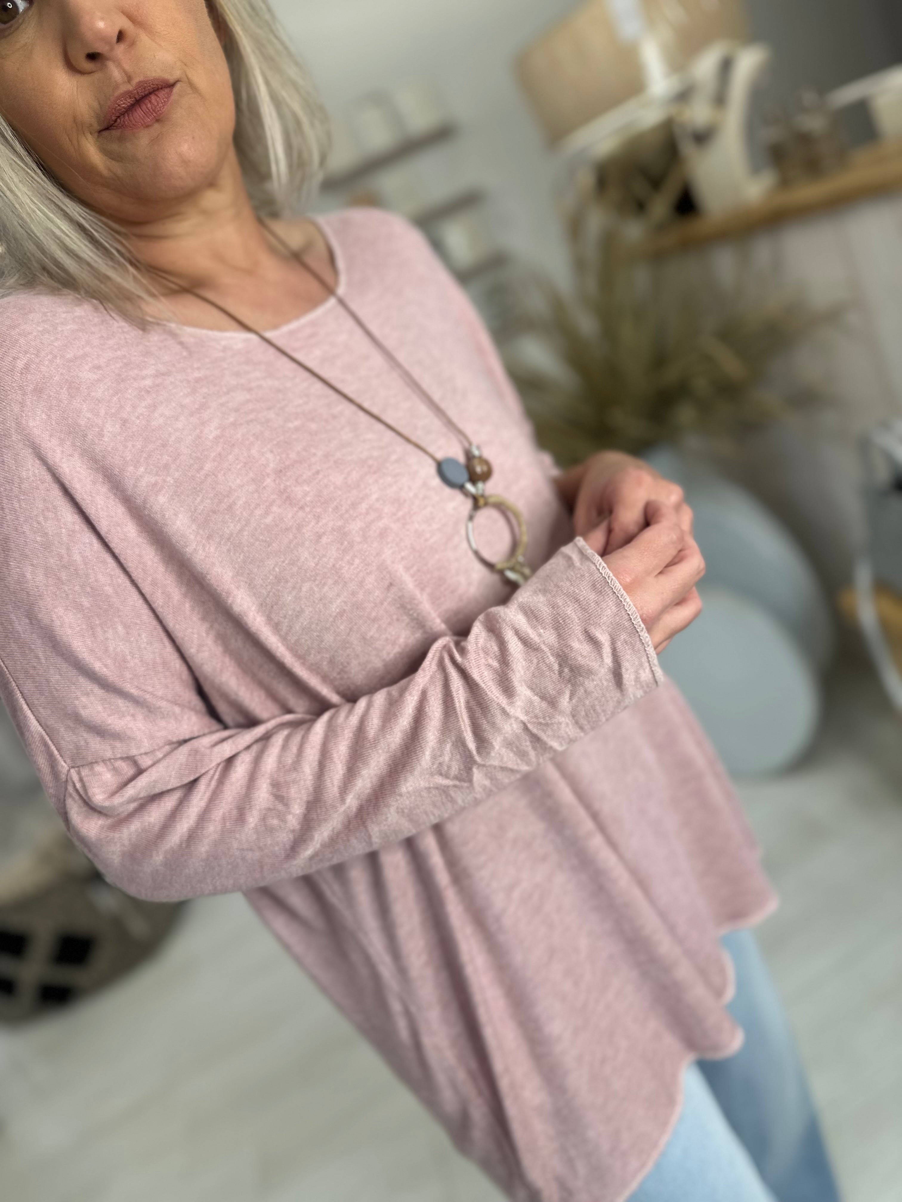 Gabriela Fine Knit & Necklace