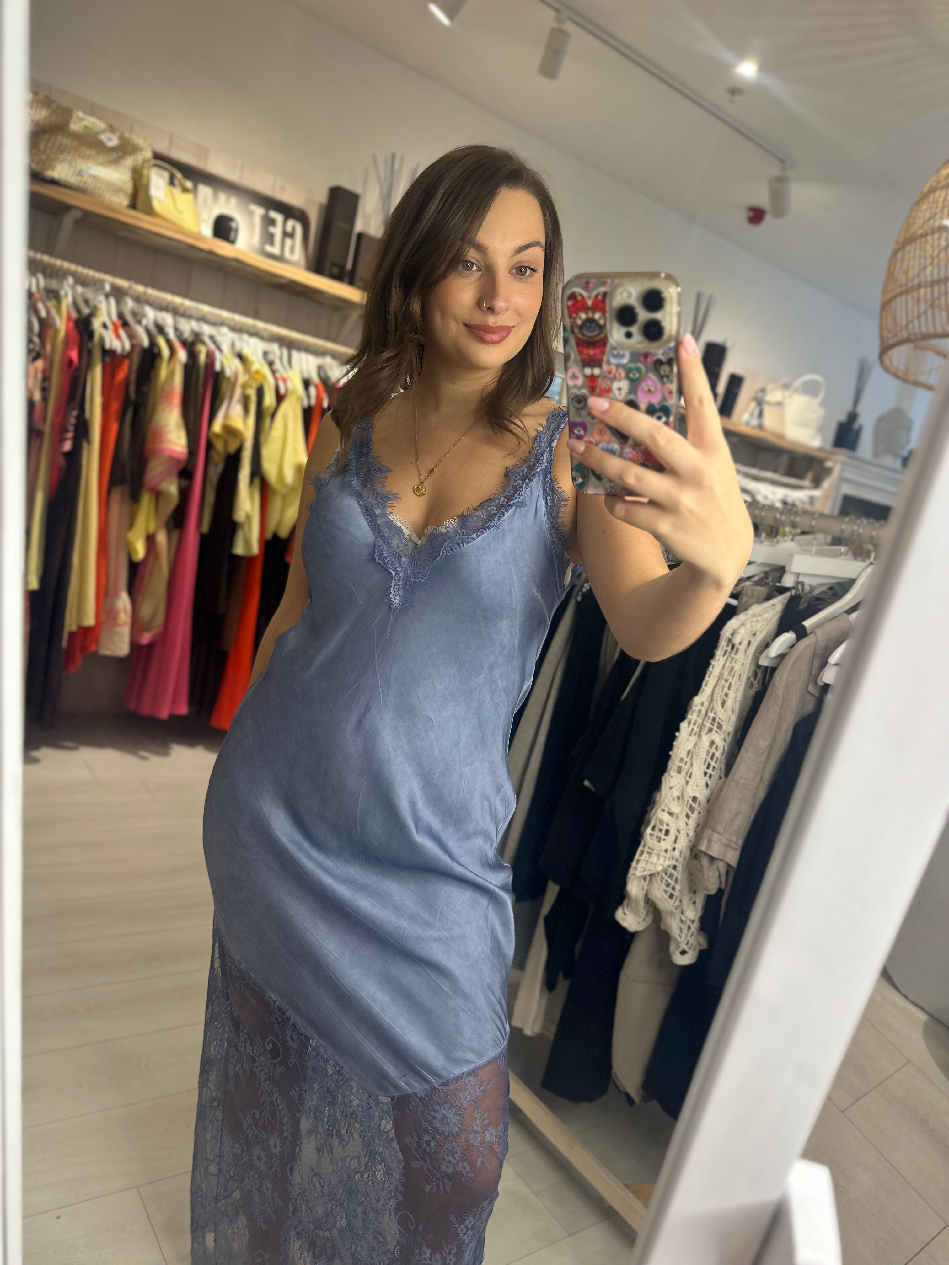 Samira Lace Detail Maxi