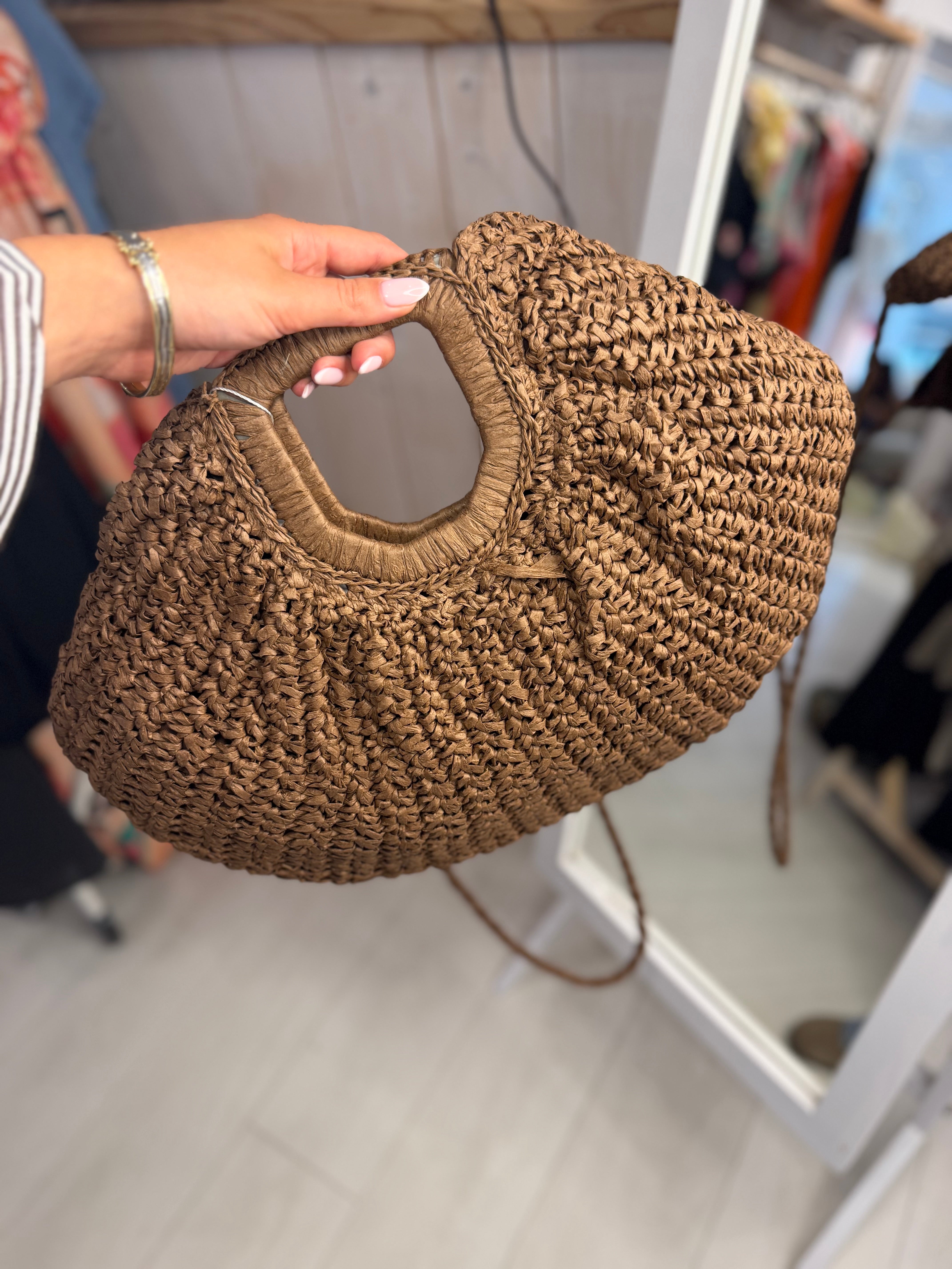 Slouch Straw Bag