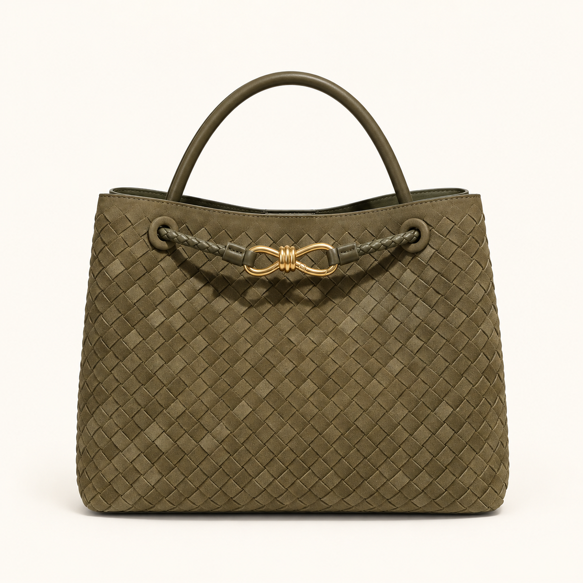 Boti Beau Woven Faux Suede Bag