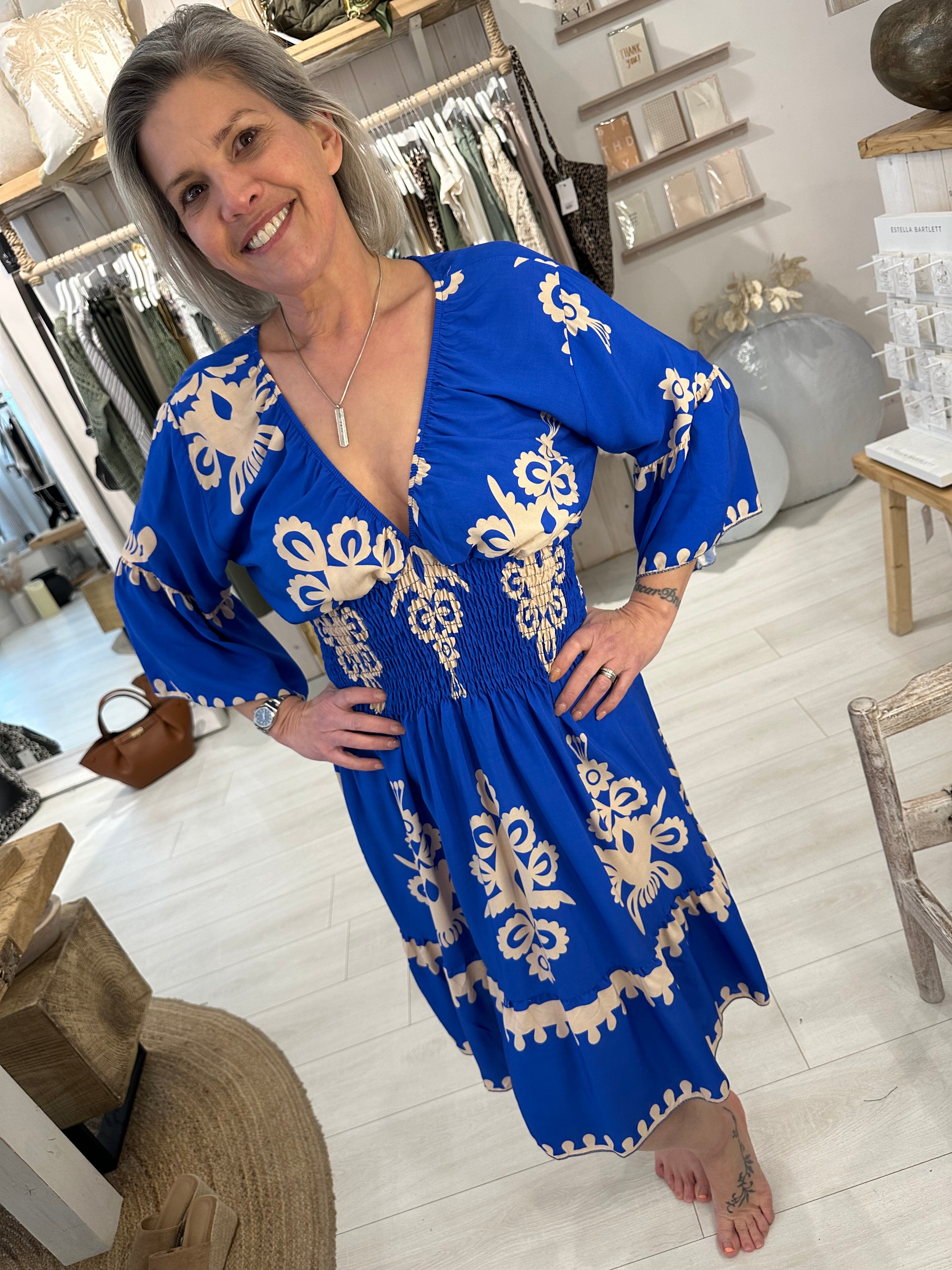 Jazzy Smock Dress