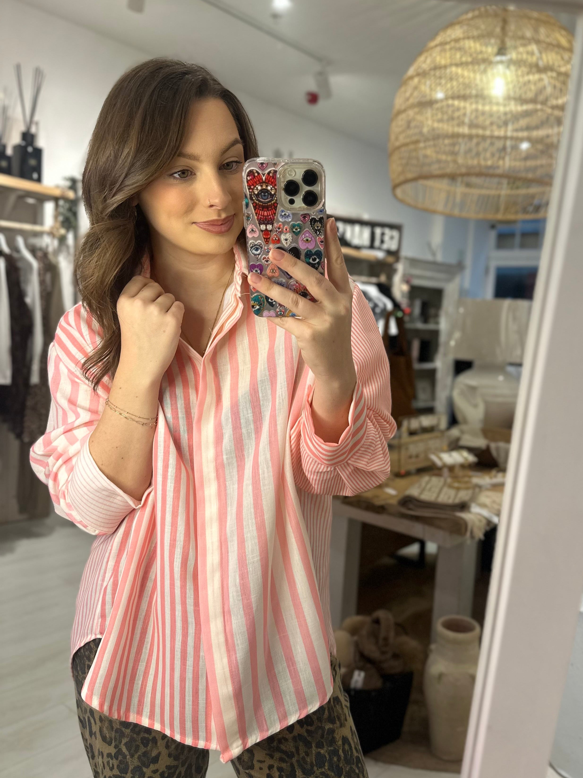Hettie Multi stripe shirt