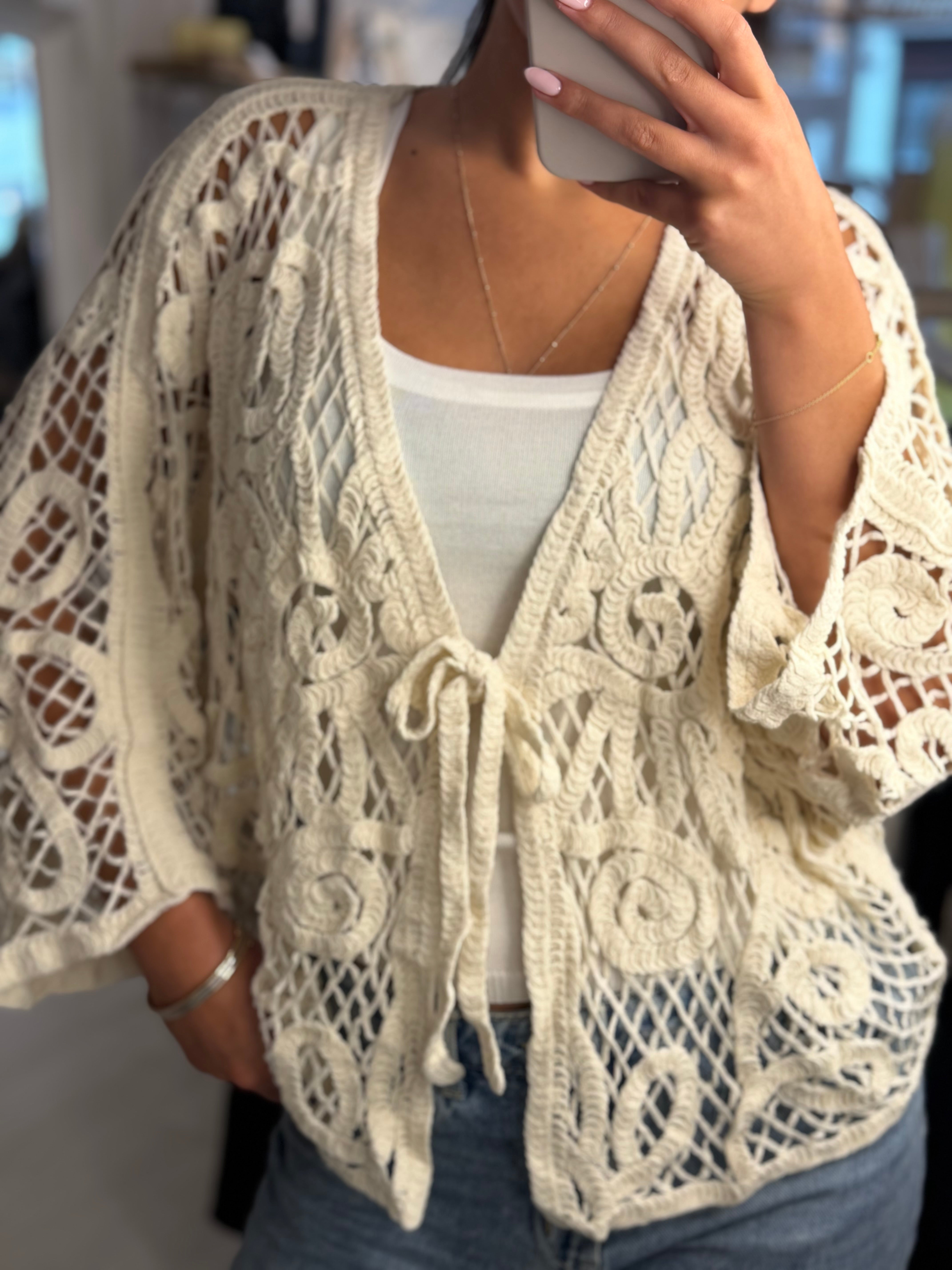 Minnie Crochet Cardigan