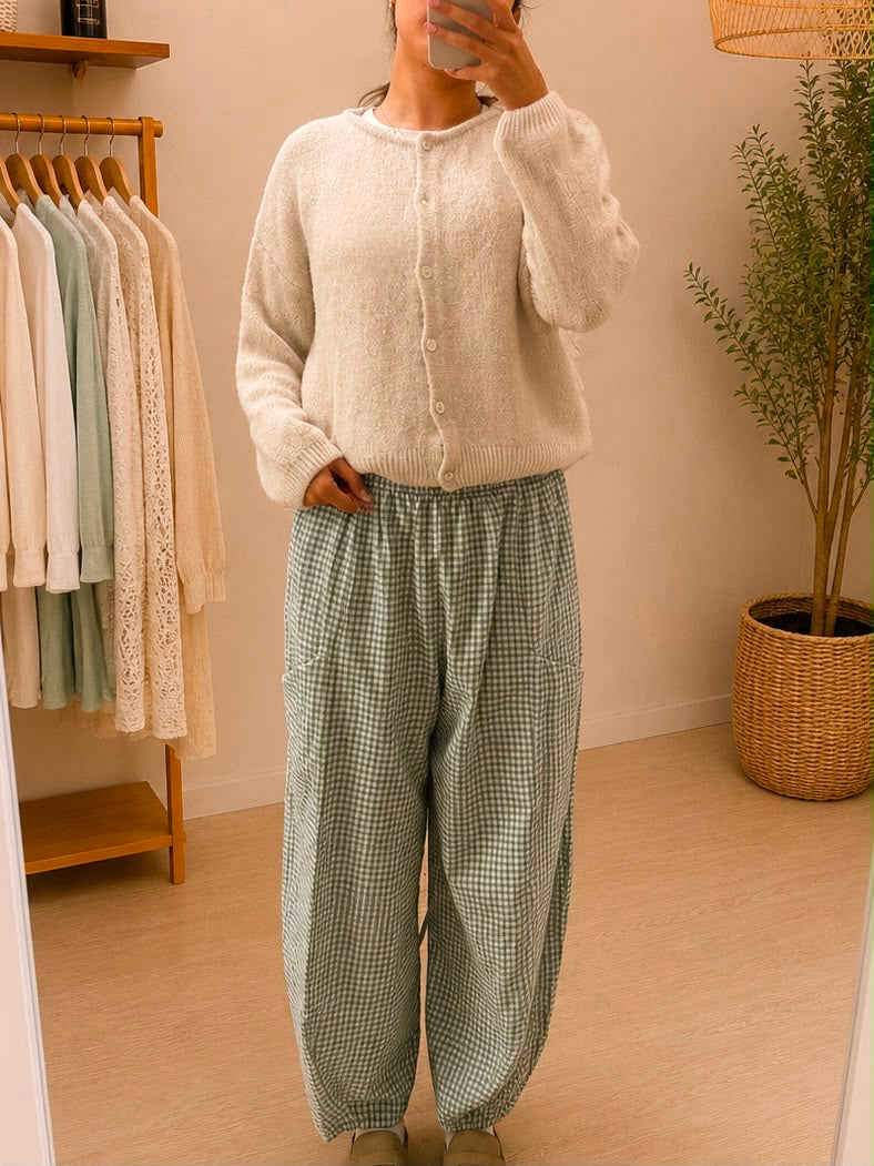 Charli Checkered Trousers