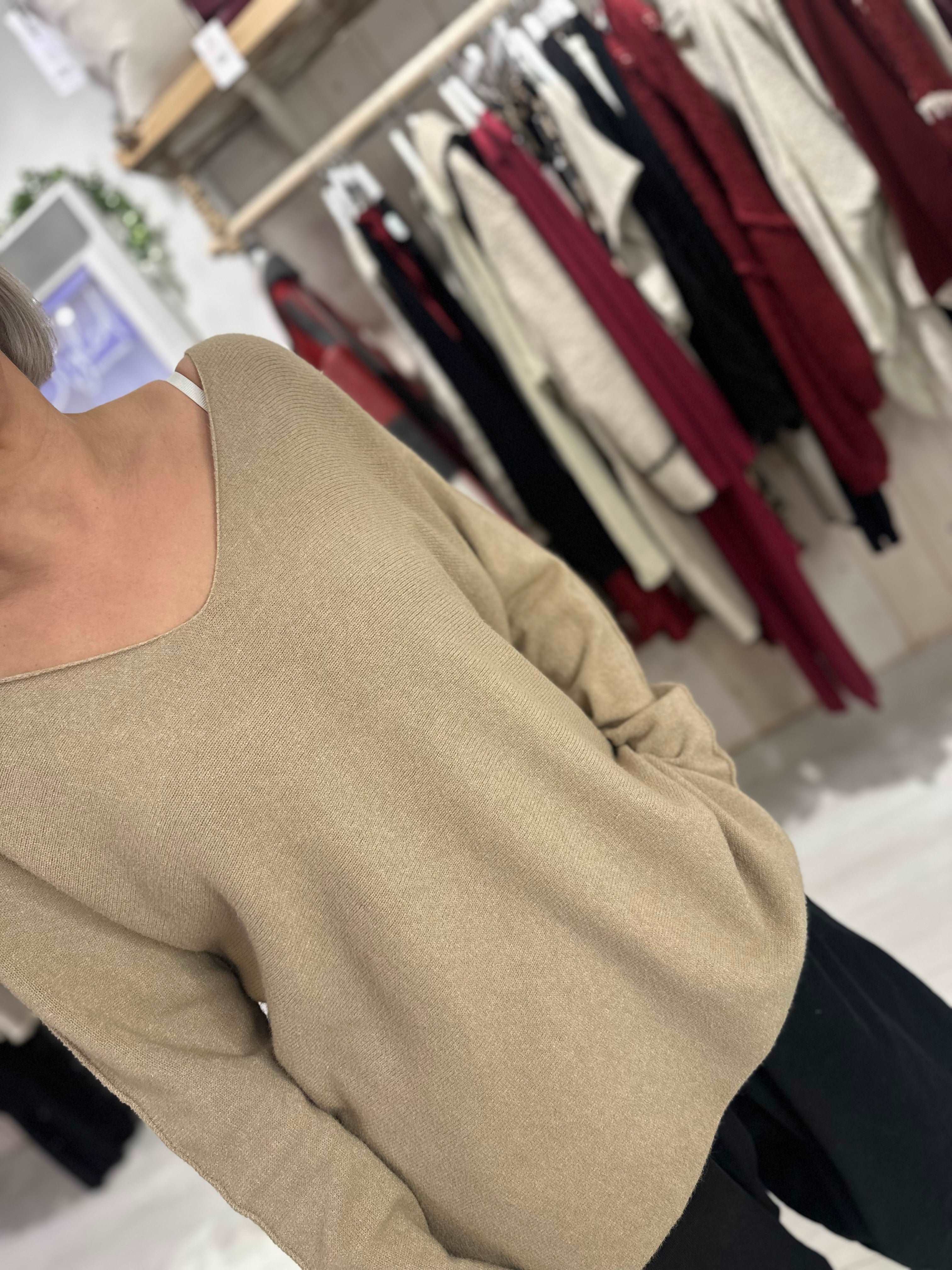 V-Neck Soft 'Made In Italy' Knit