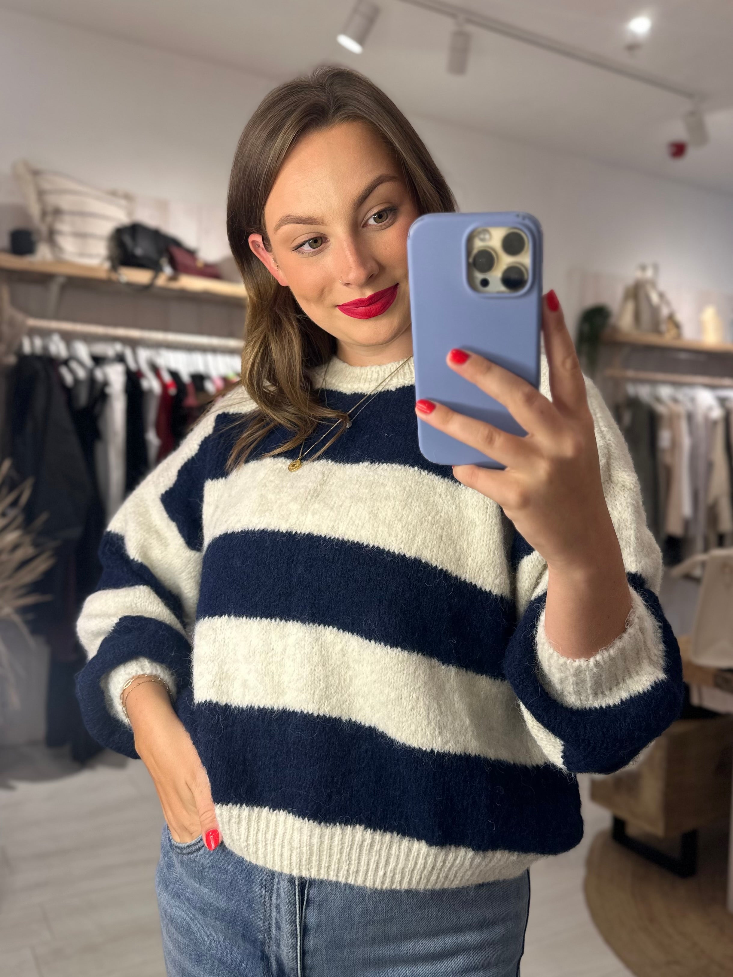 Selara Striped Knit