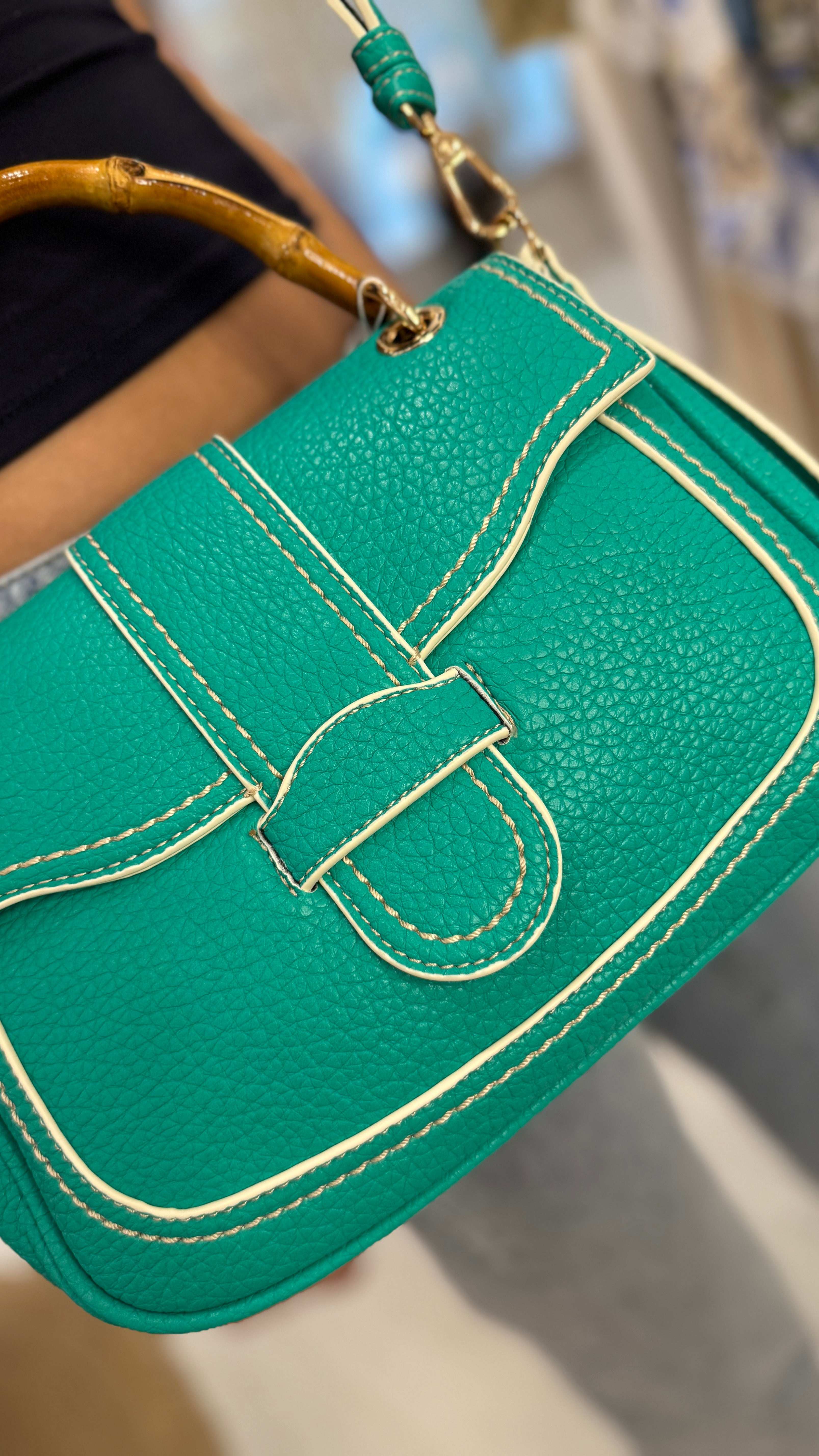 Mikasa Bamboo Handle Bag
