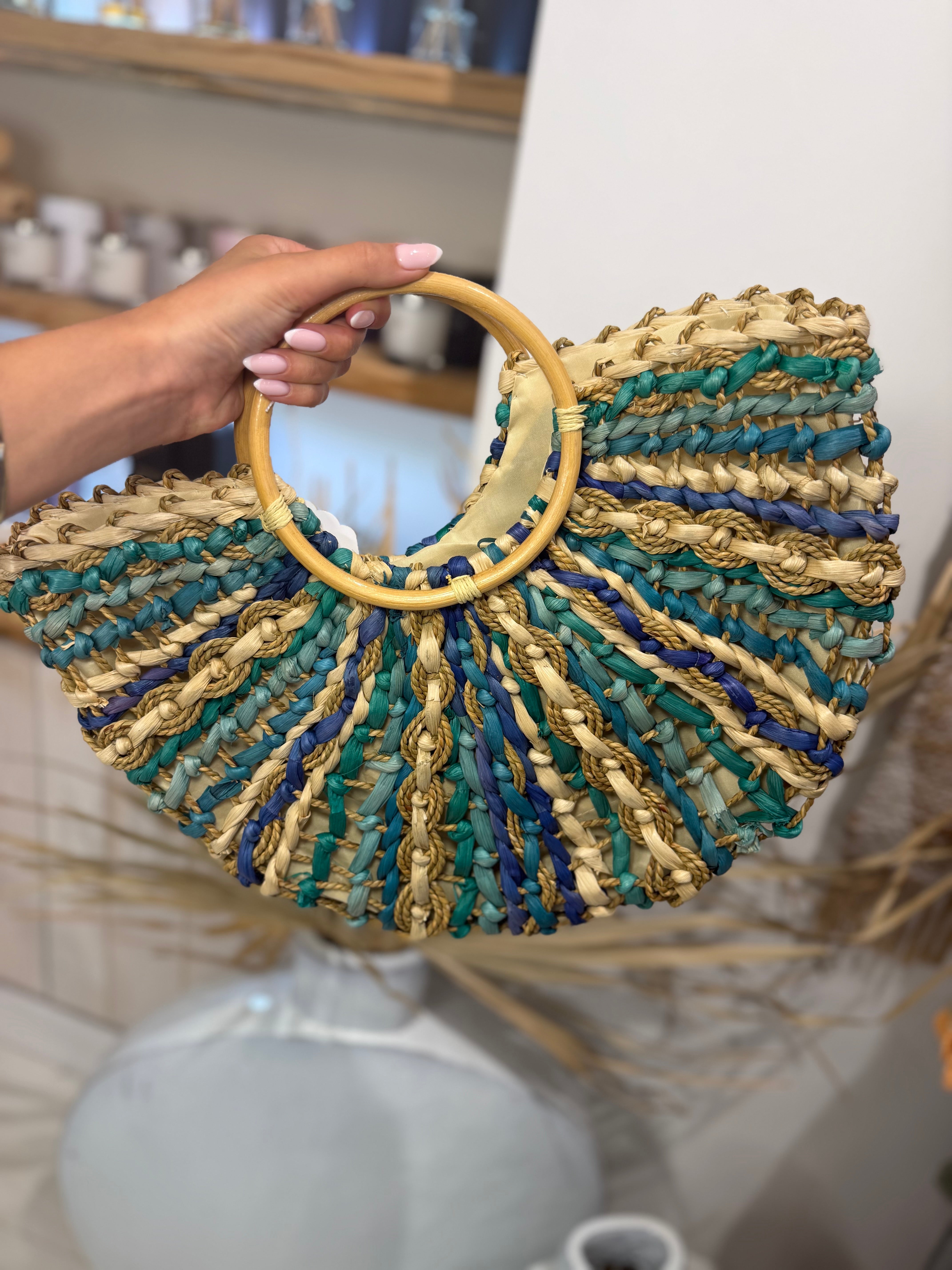 Mariam Woven Rattan Bag