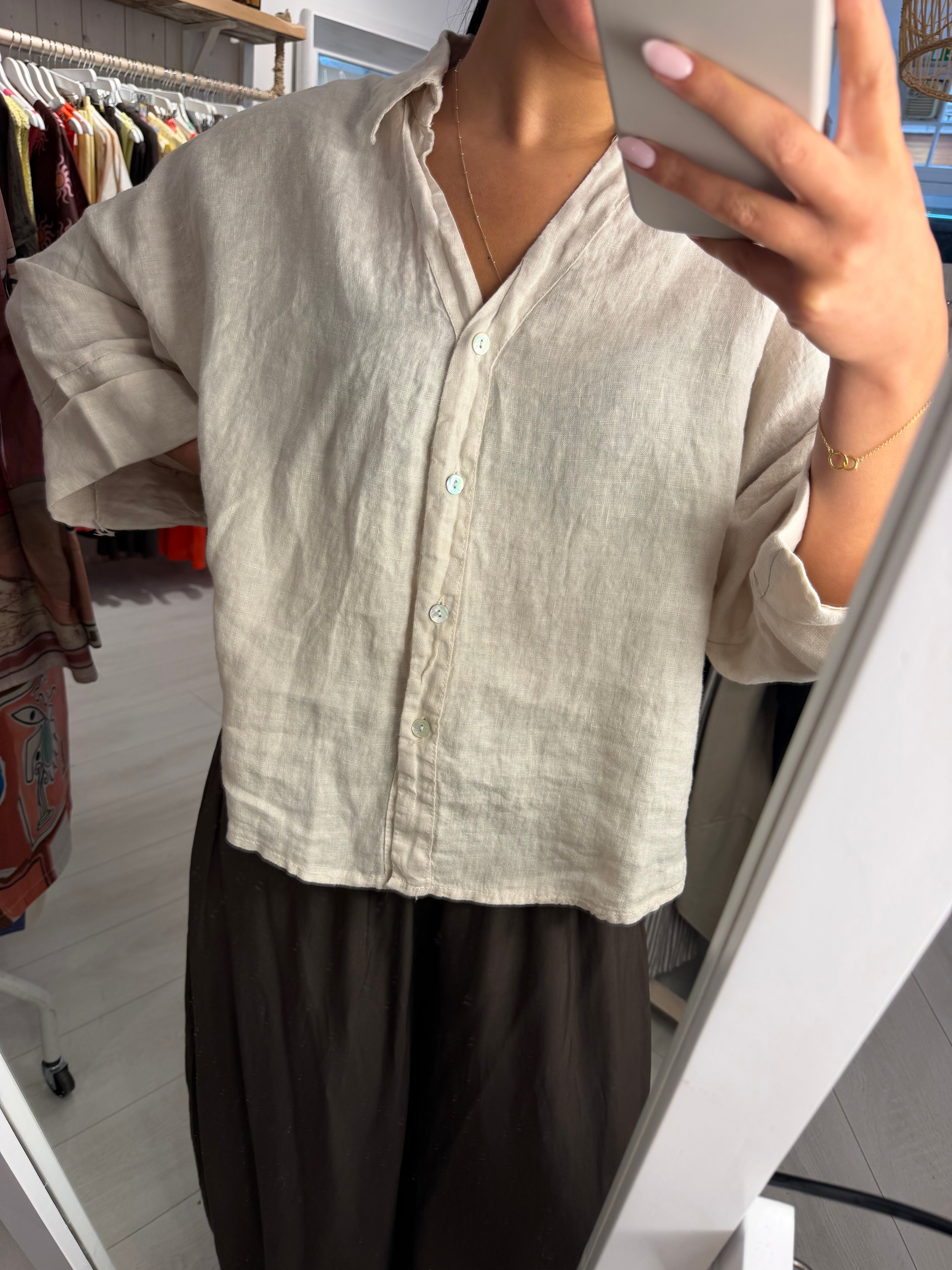 Wilma Linen Mix Shirt