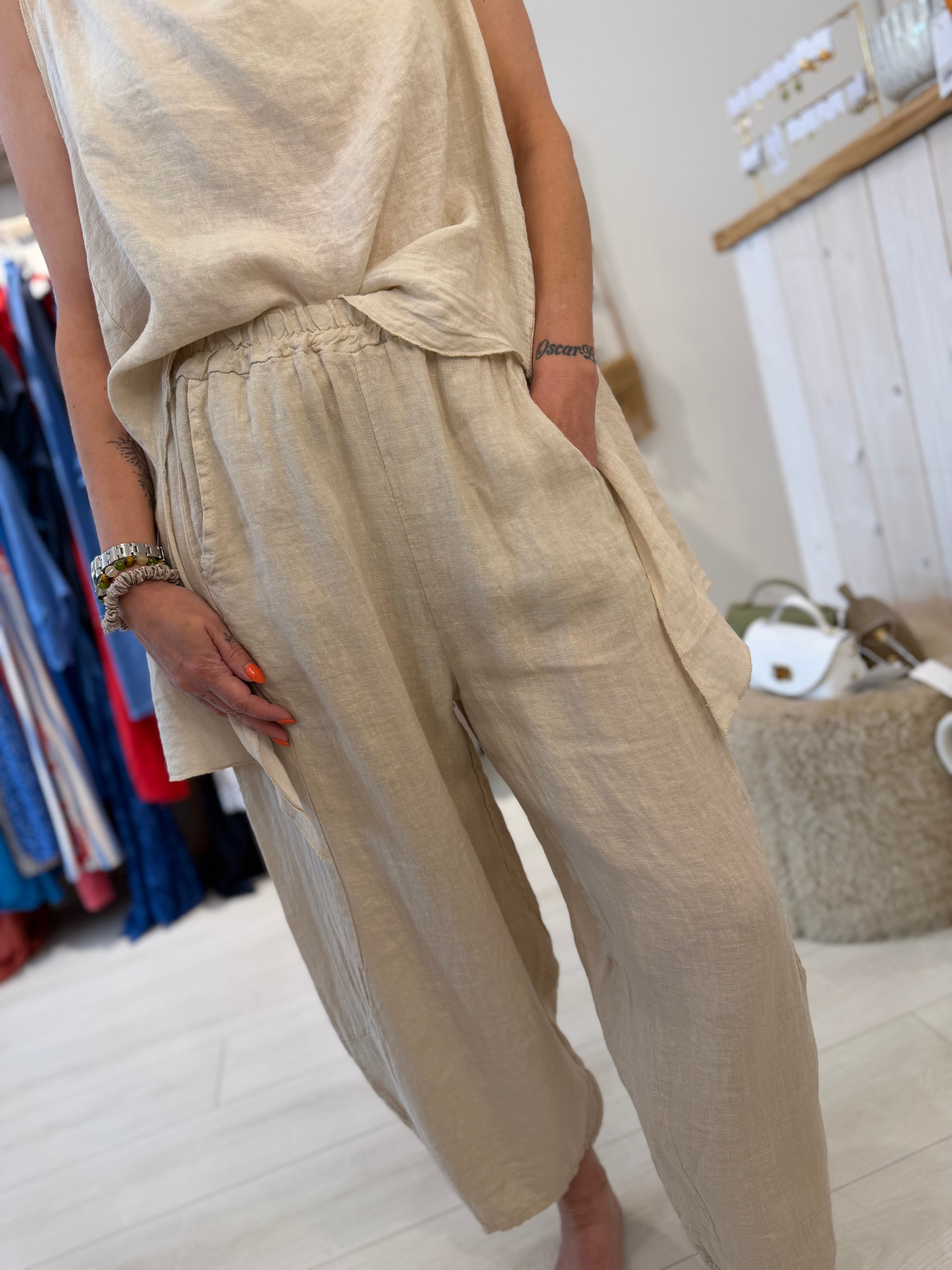 Lindsay Linen trousers