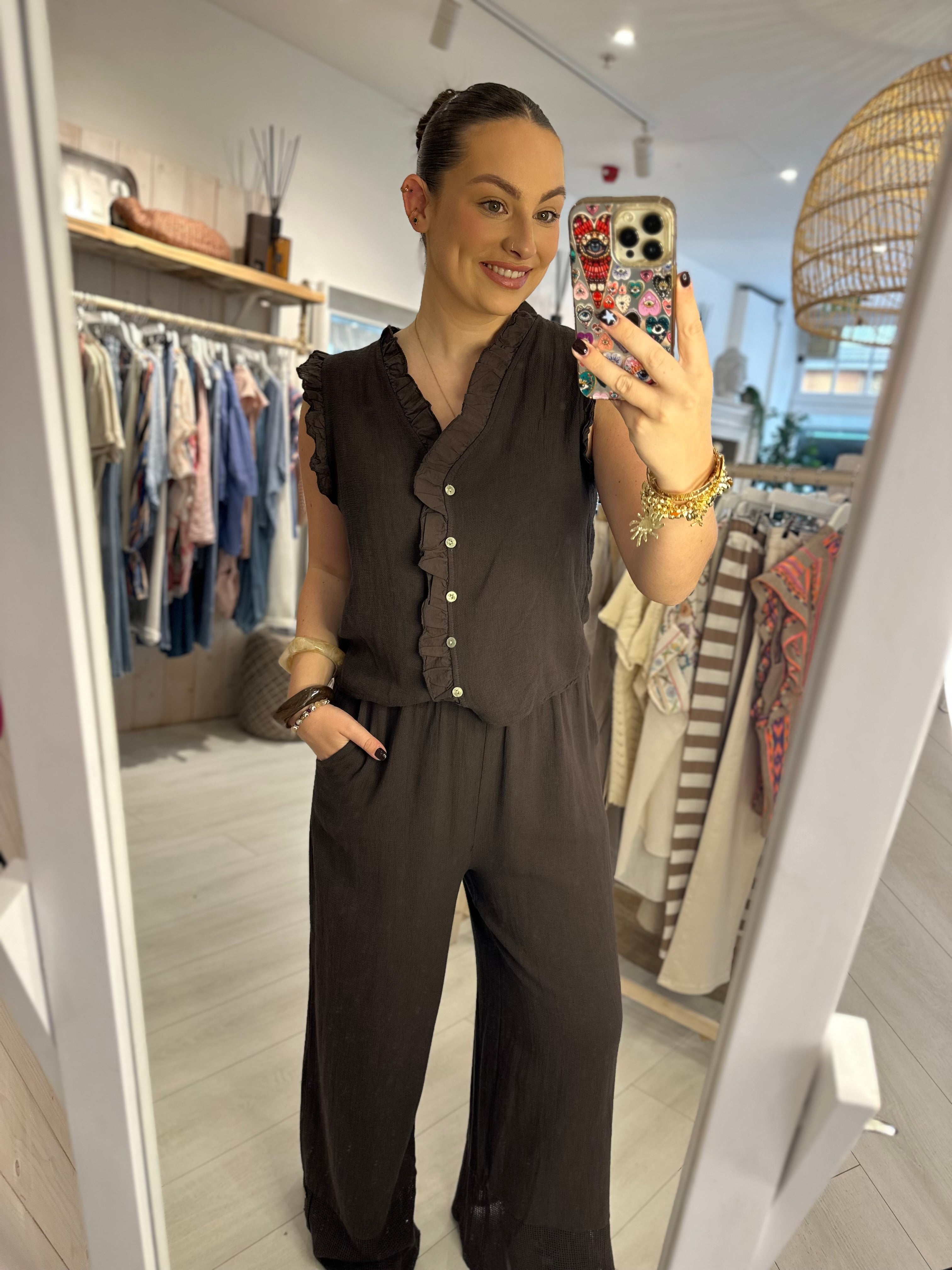 Meryem Frill Top