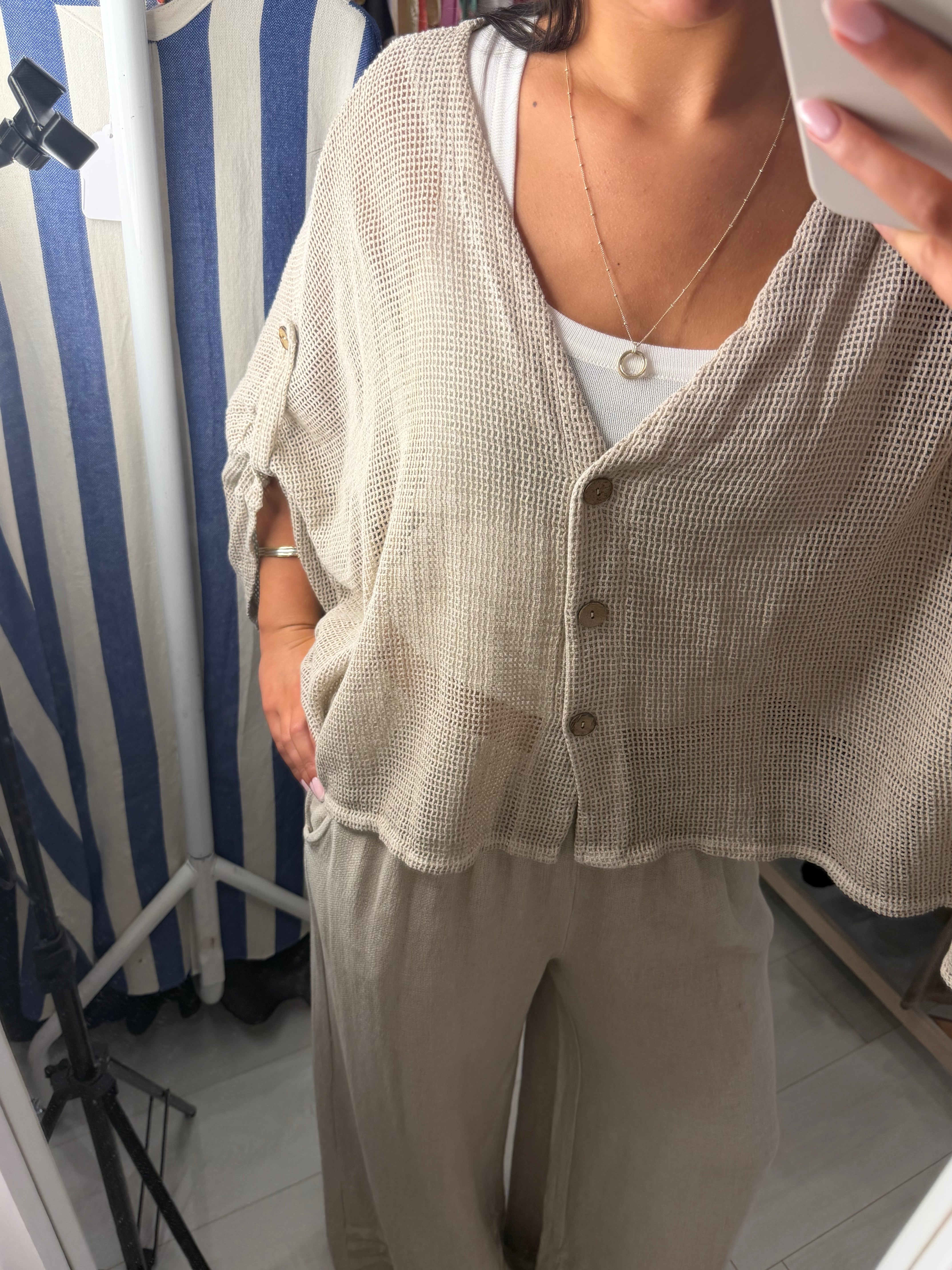 Fallon Loose Knit Cardigan