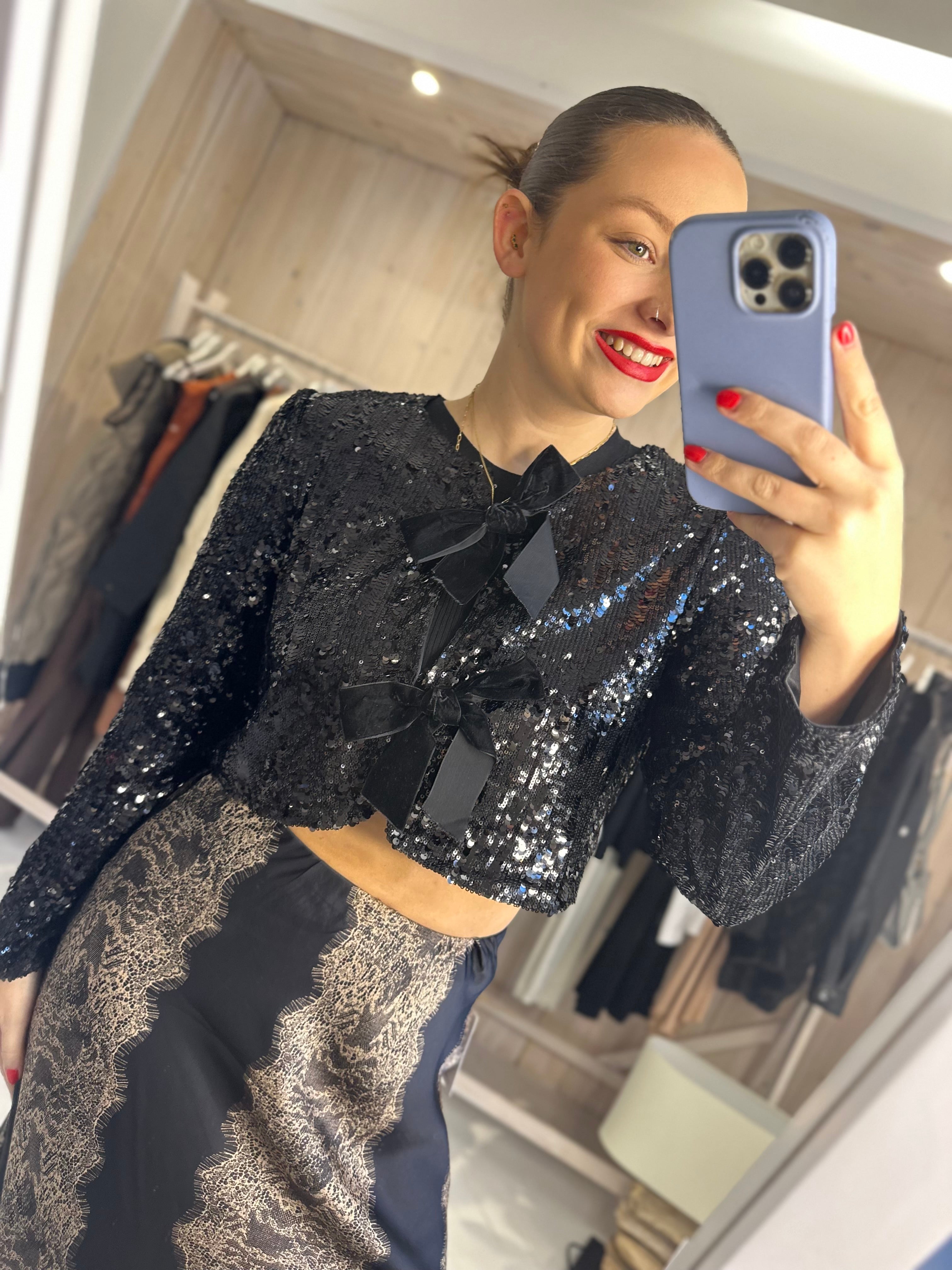 Bonny Sequin Cardigan