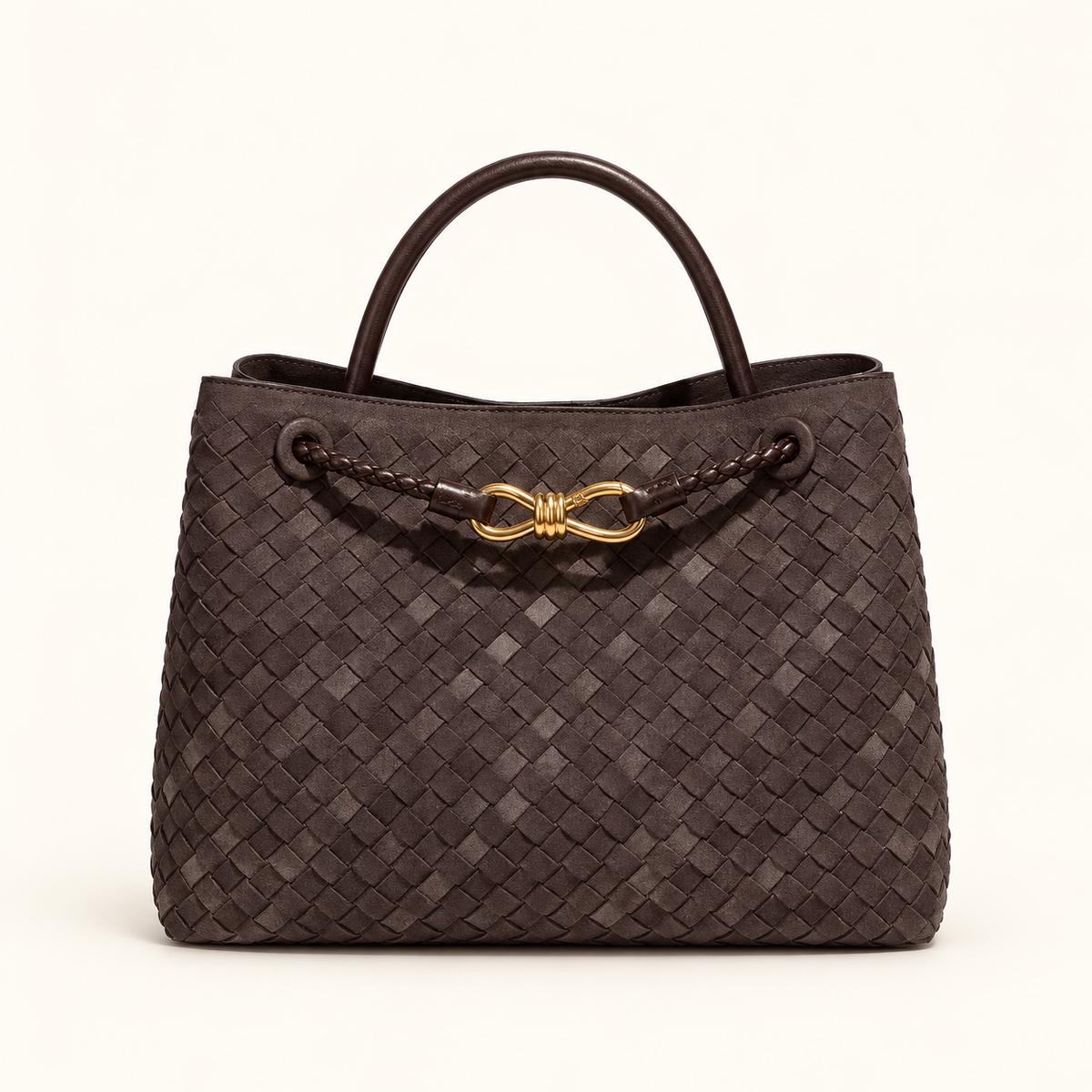 Boti Beau Woven Faux Suede Bag