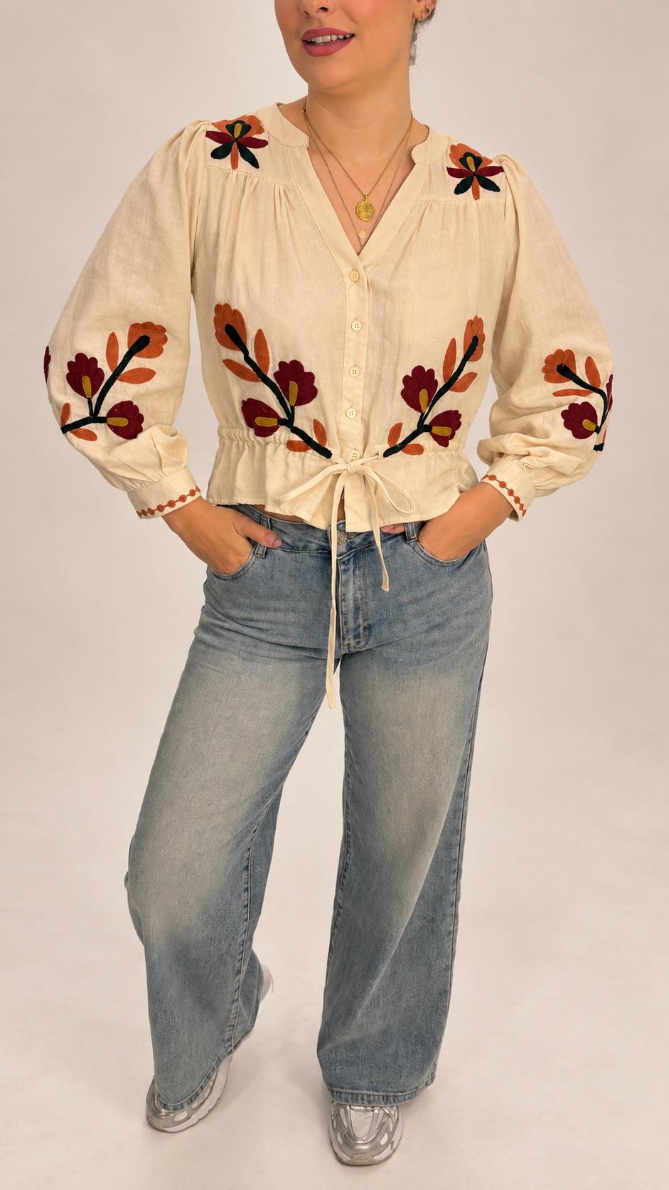 Maeve Embroidered Blouse