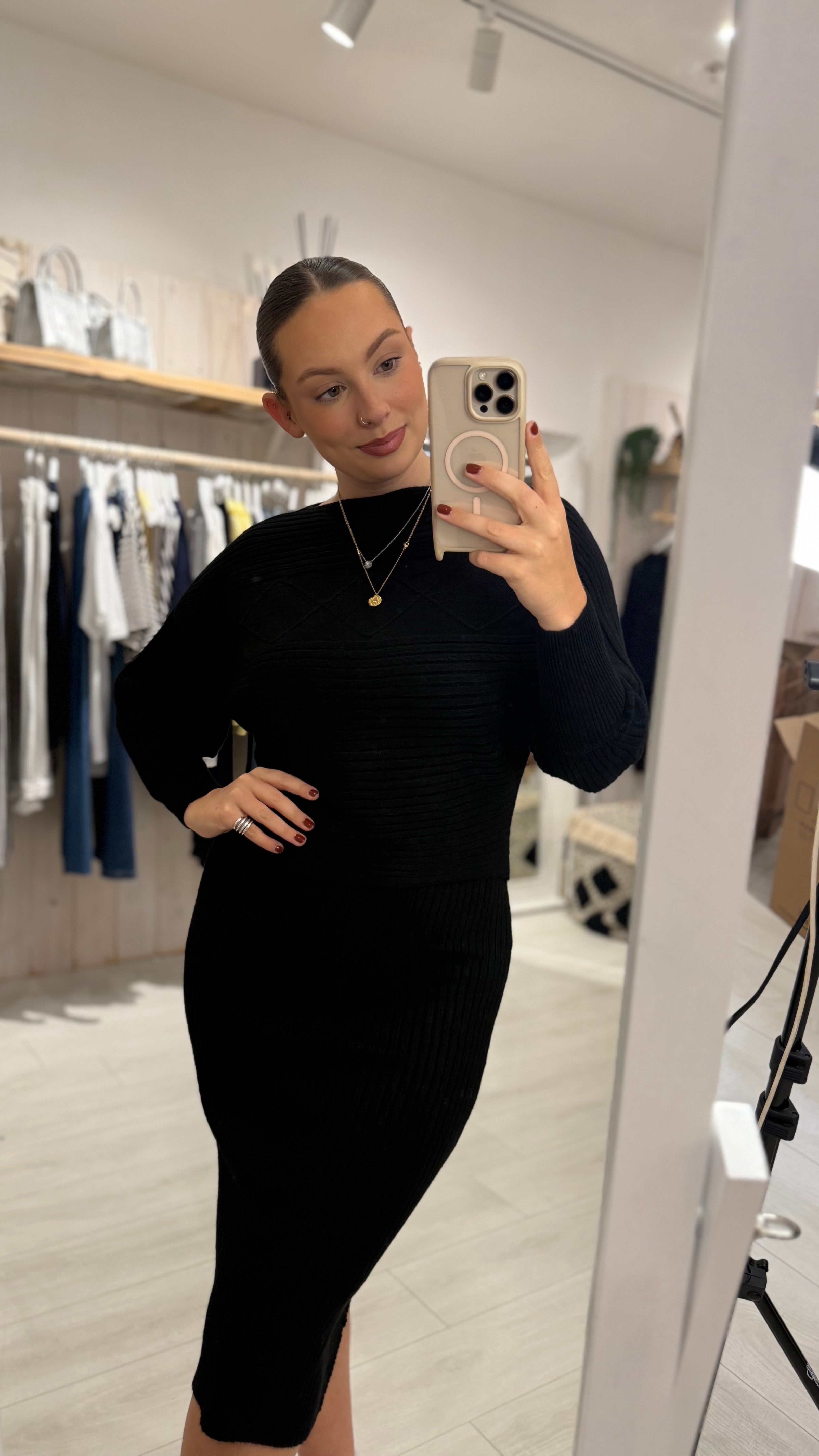 Ebony Knitted Dress