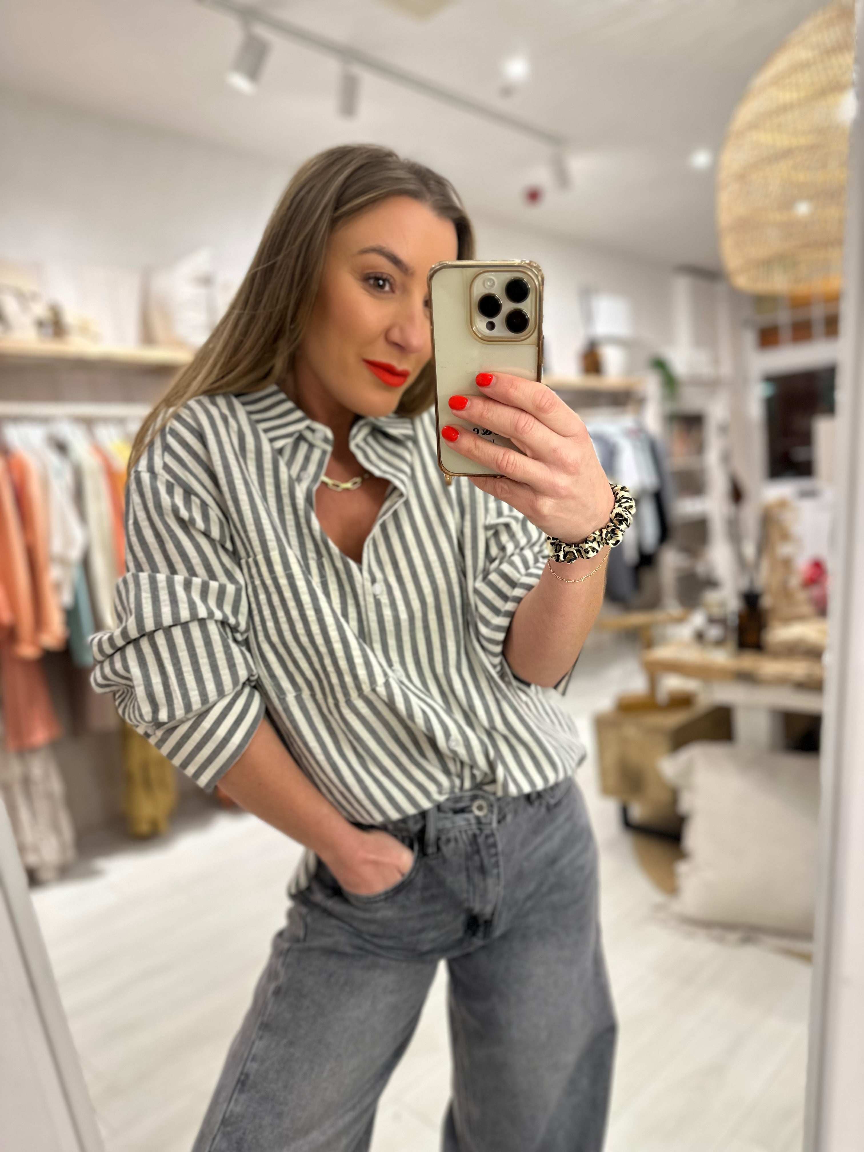 Agnes Striped Shirt