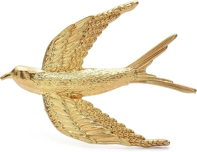 Swallow Brocch in Gold