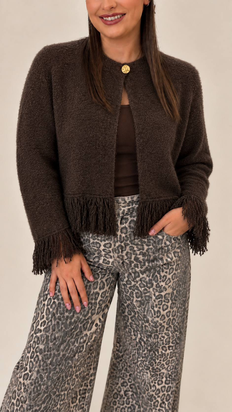 Freya Fringe Cardigan
