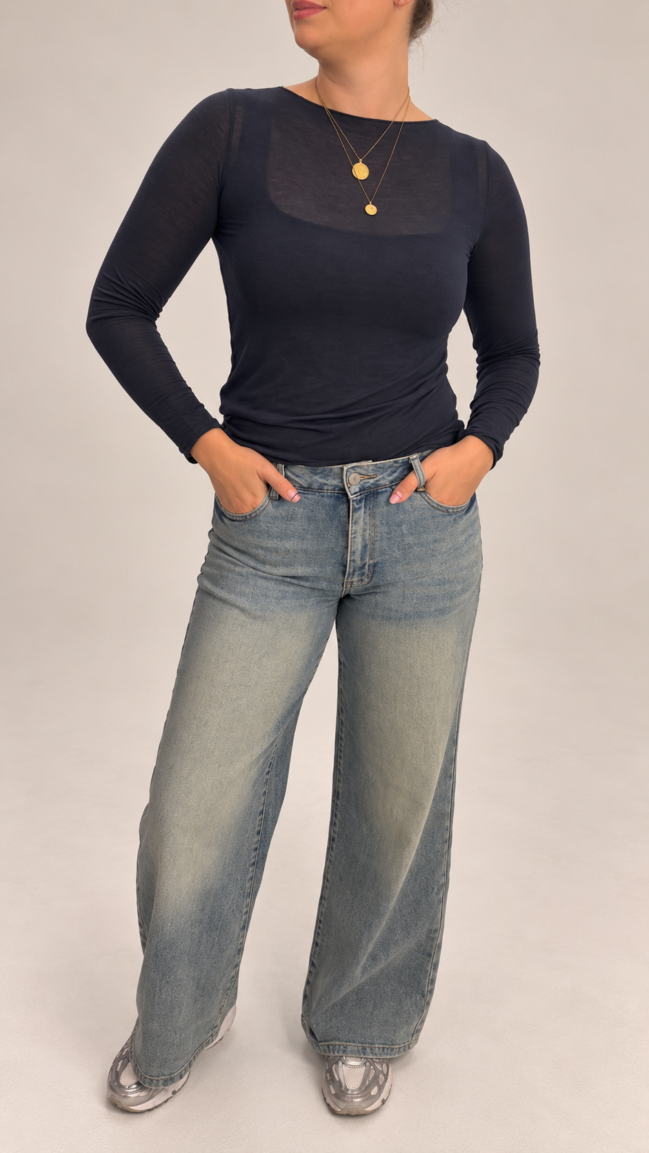 Missie Cashmere Blend Plain Top