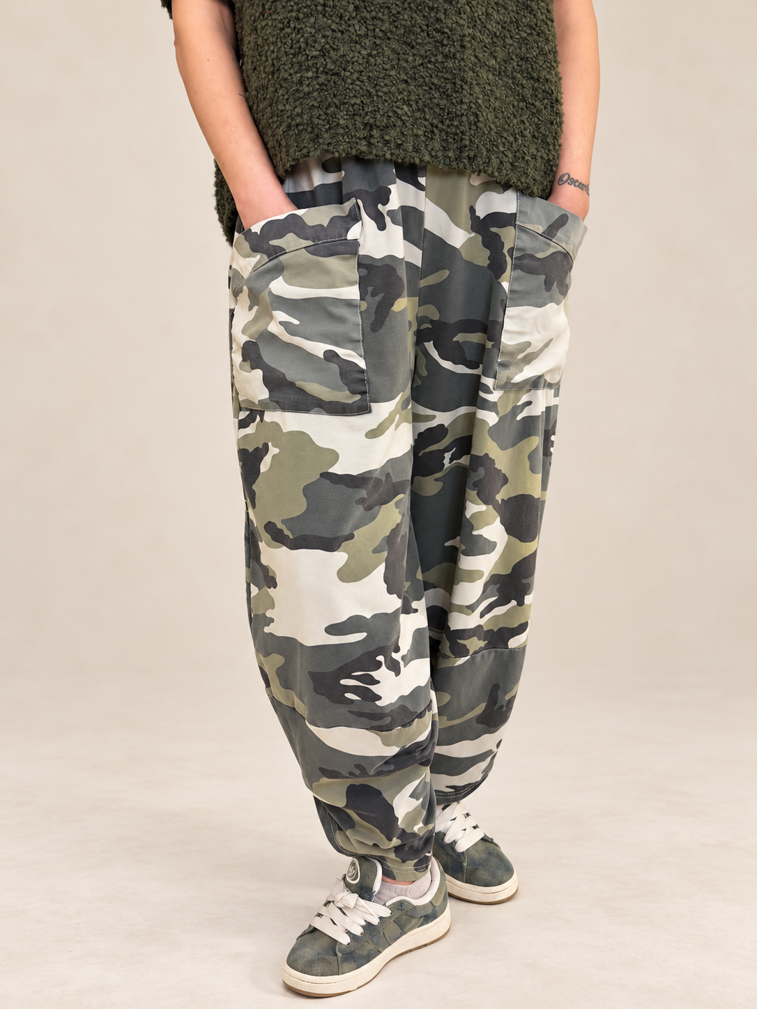 Camo Pocketed Cocoon