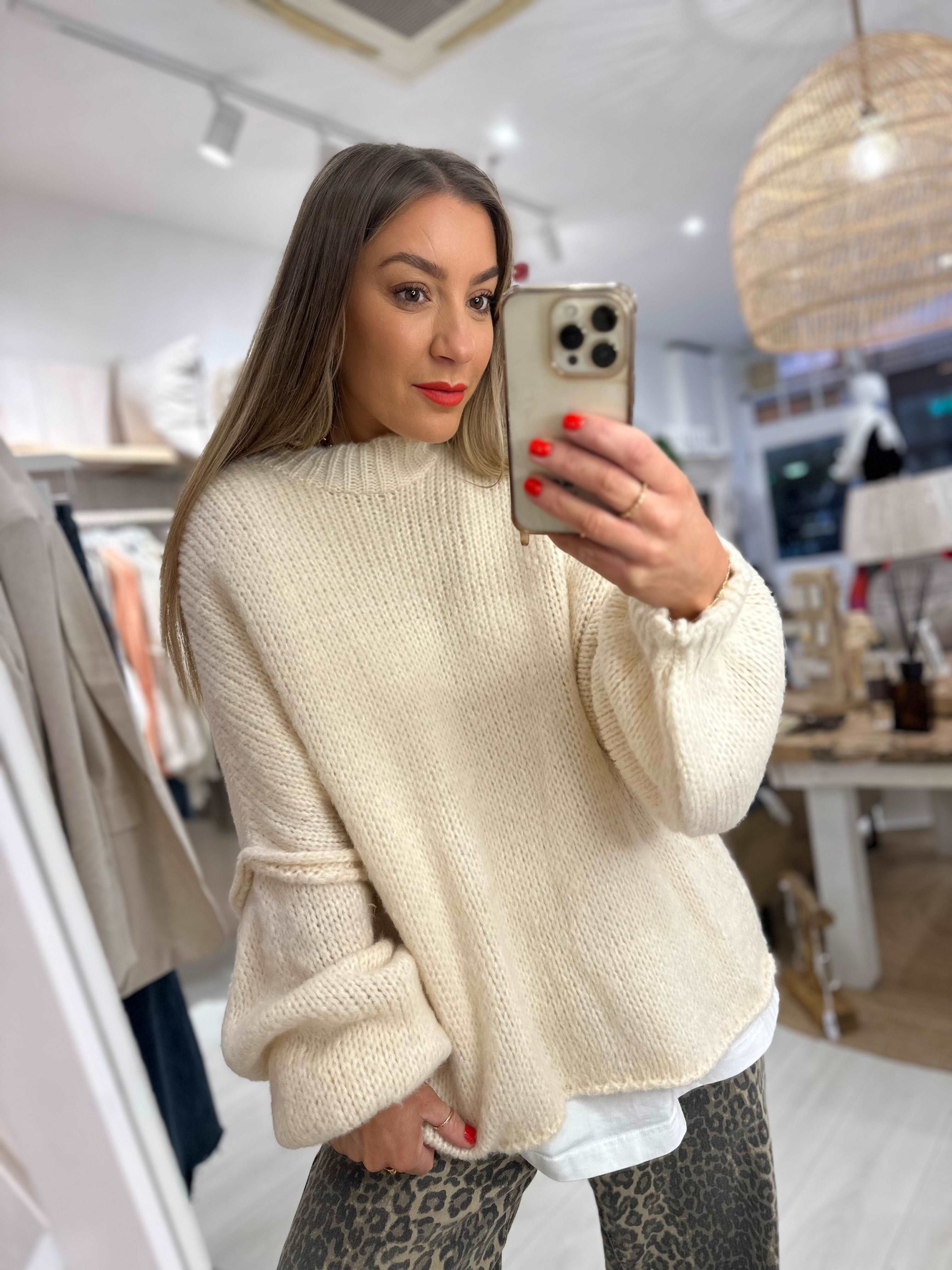 Elodie Exposed Hem Knit