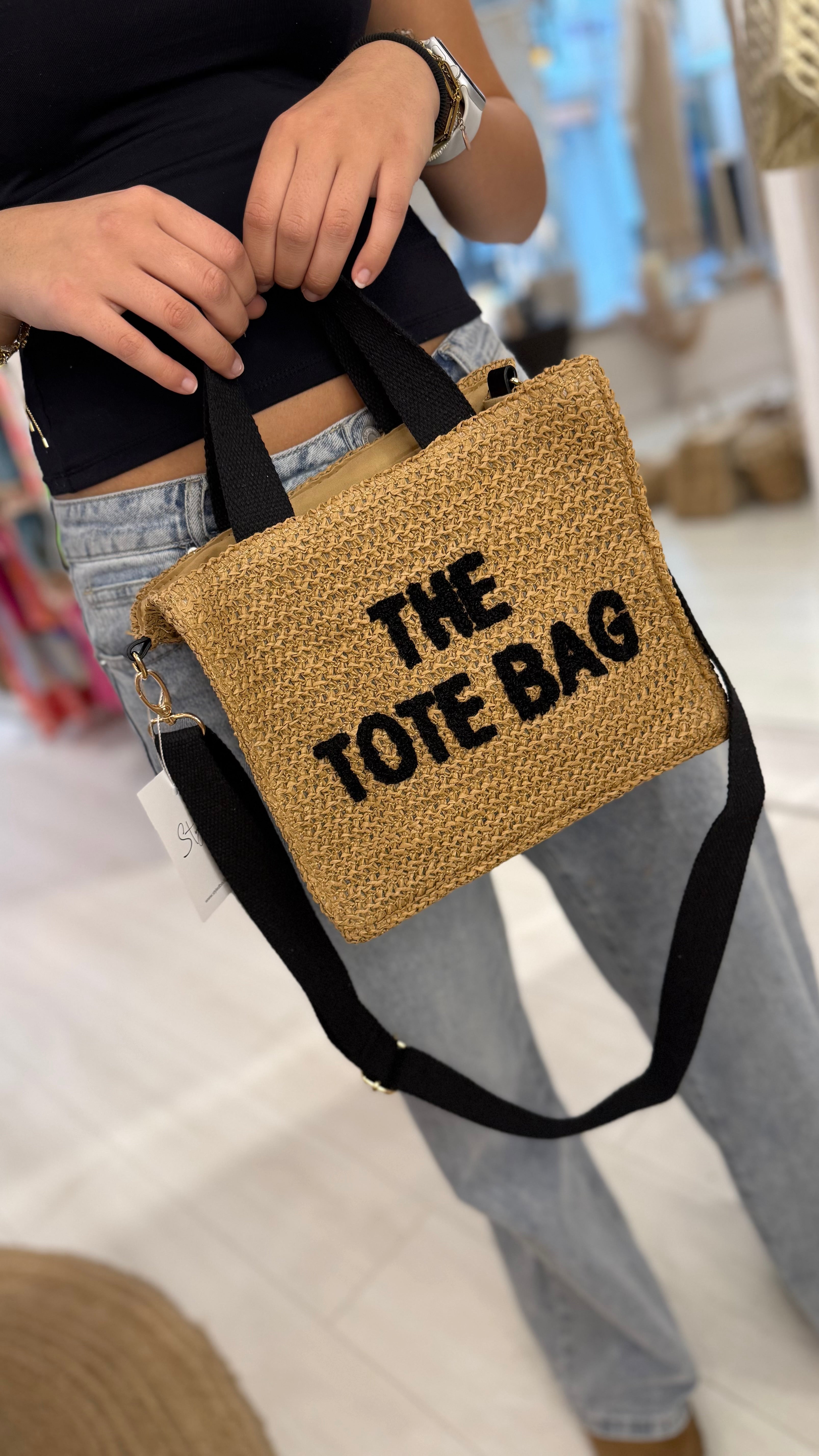 The Straw Tote Bag