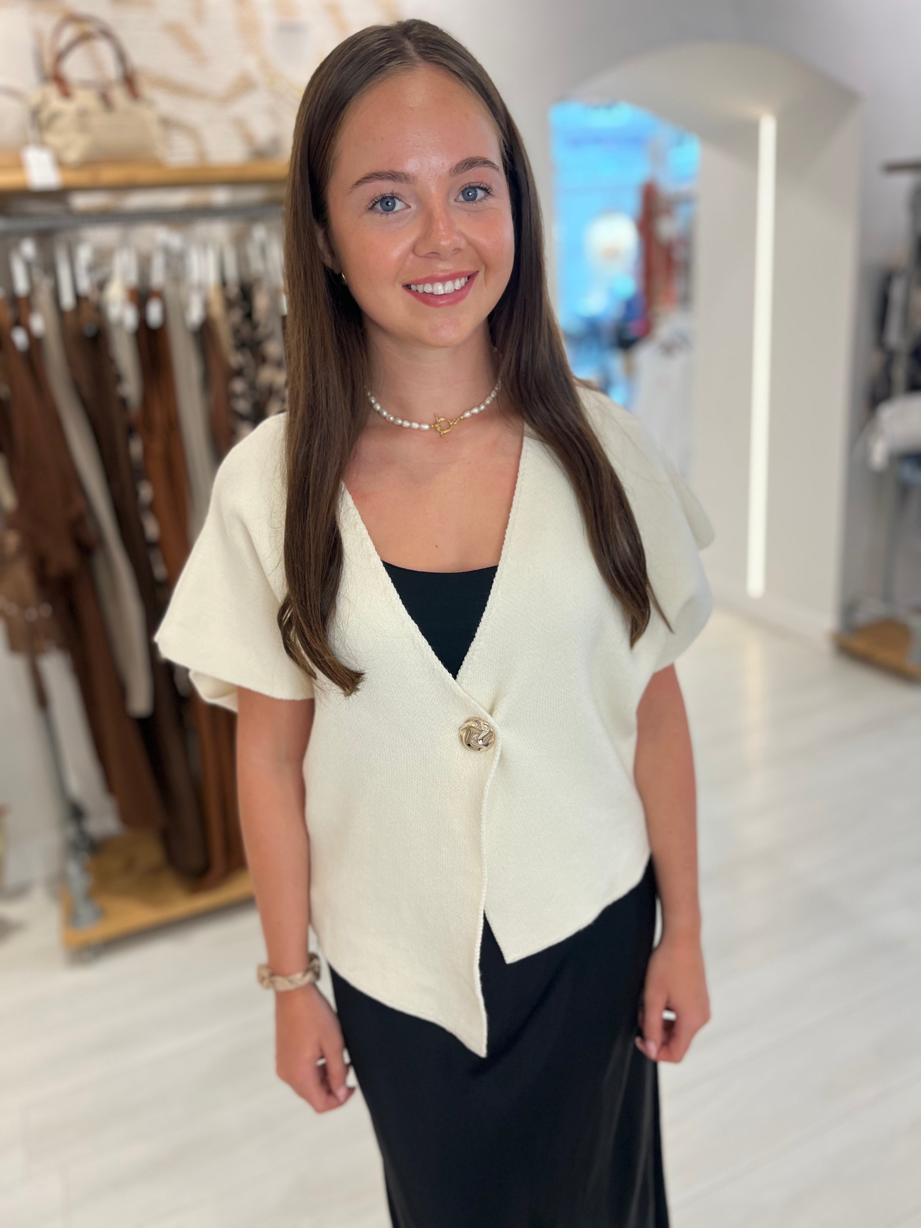 Camilla Gold Button Cardi