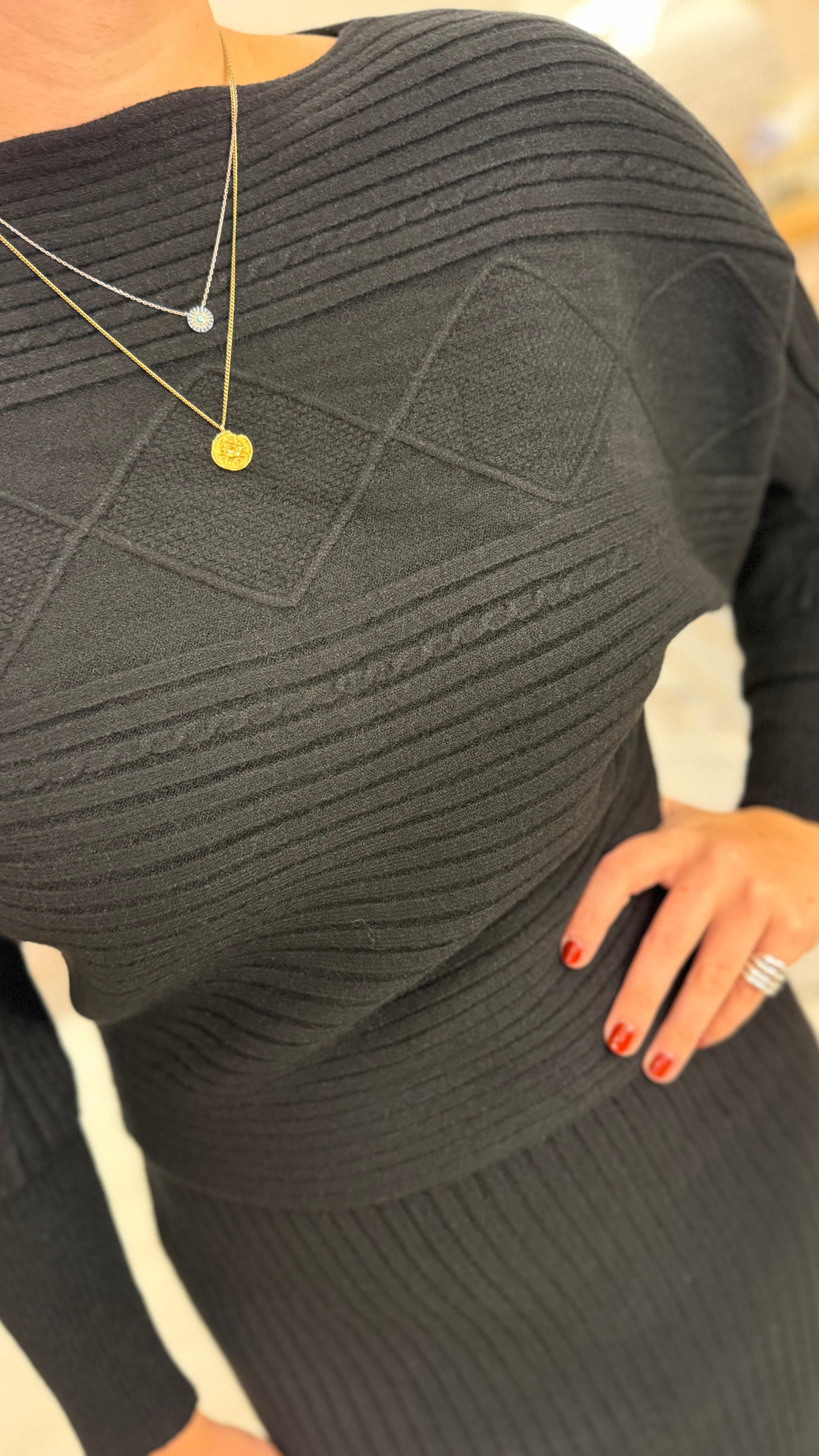 Ebony Knitted Dress